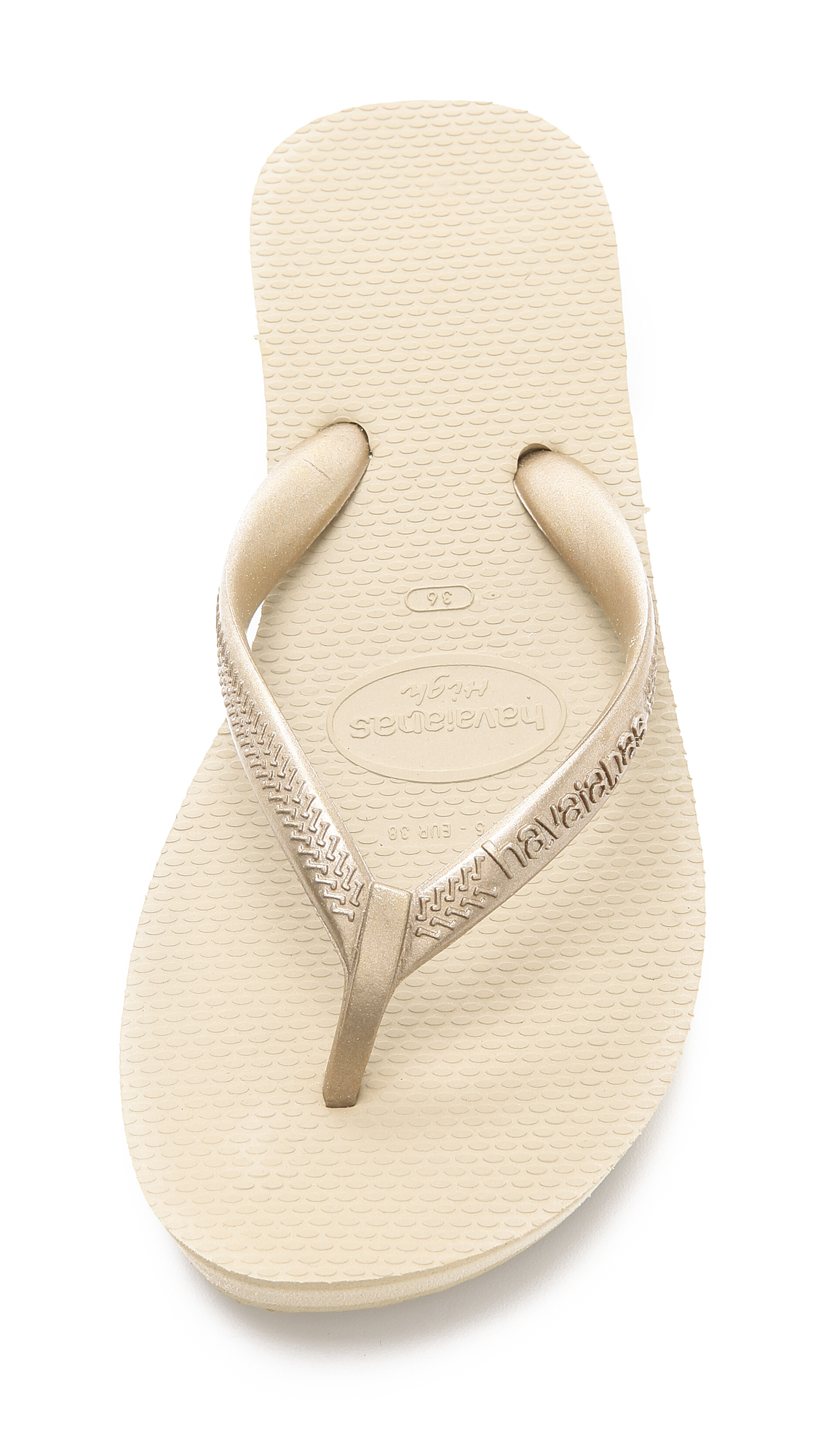 Havaianas High Light Wedge Flip Flop in Gray Lyst