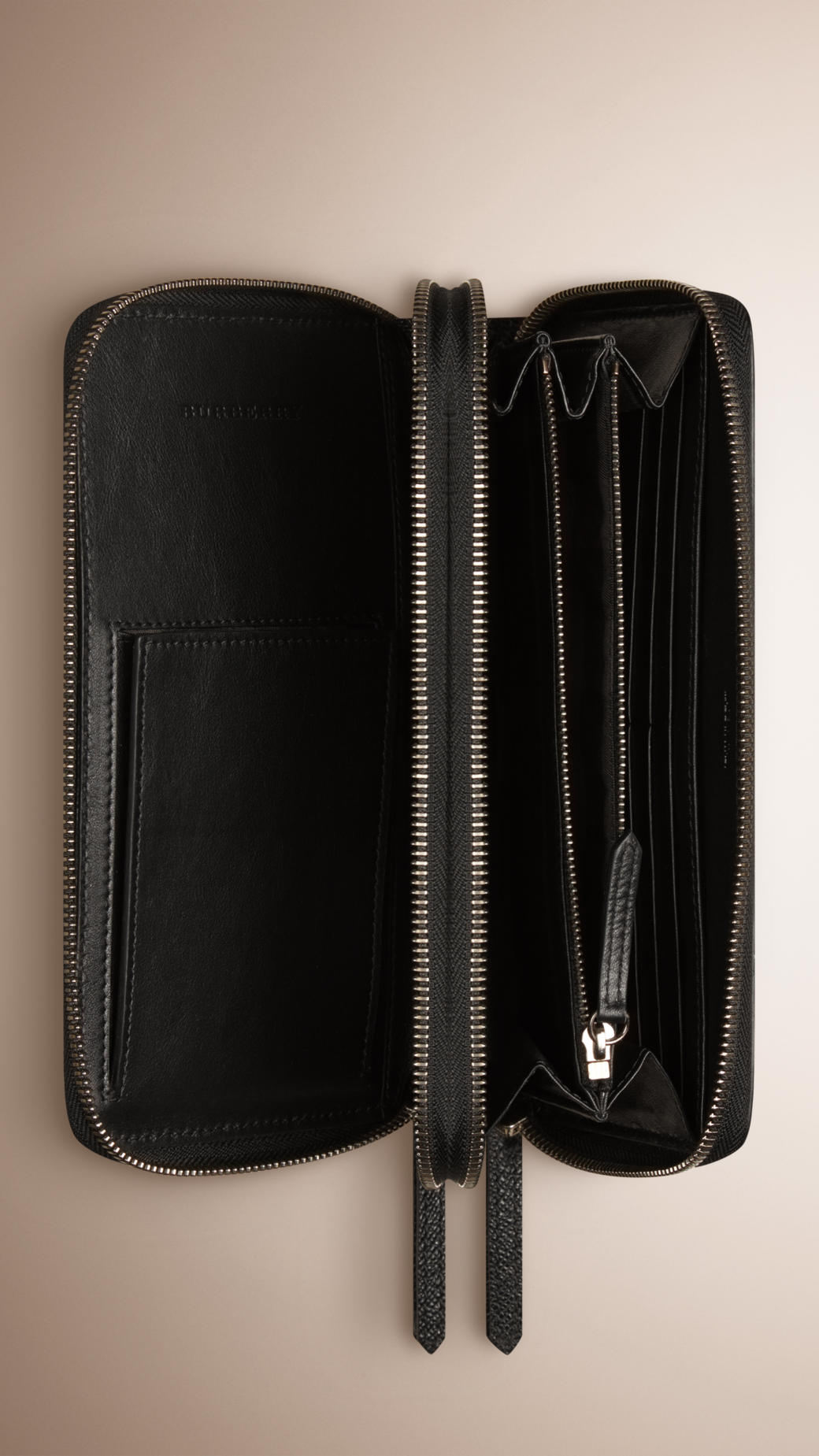 Burberry London Leather Travel Wallet Black - Lyst