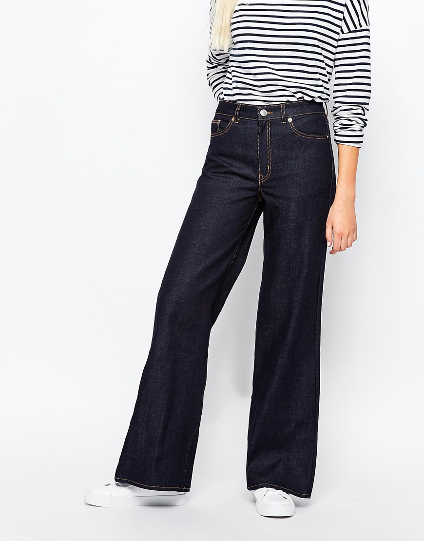monki wide leg jeans