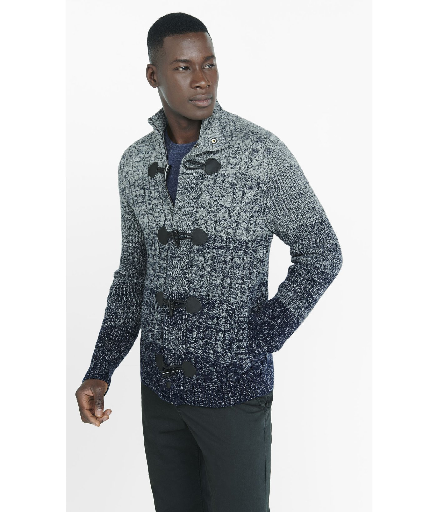 express mens cardigan