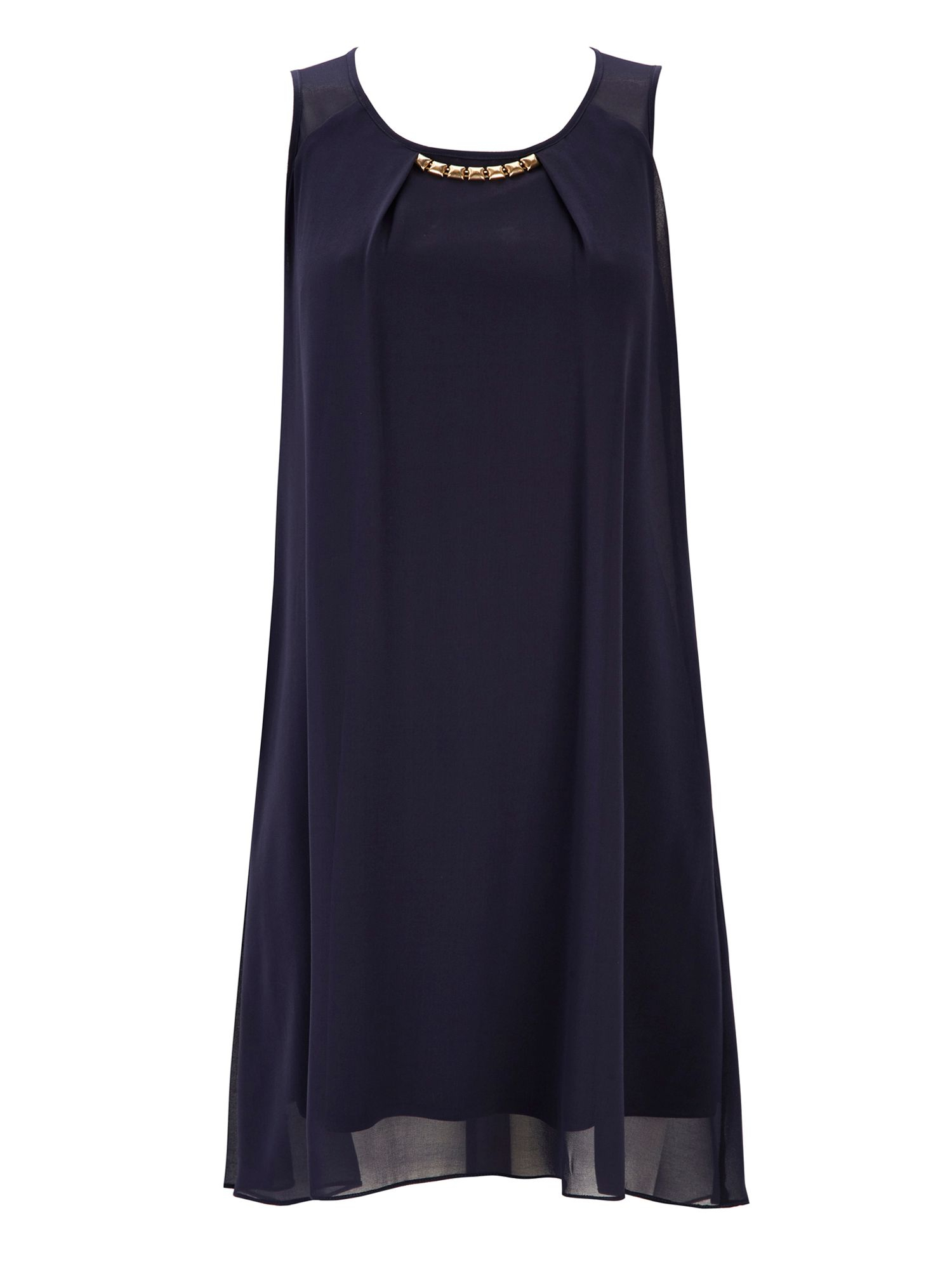 Wallis Embellished Dress in Blue (Navy) | Lyst