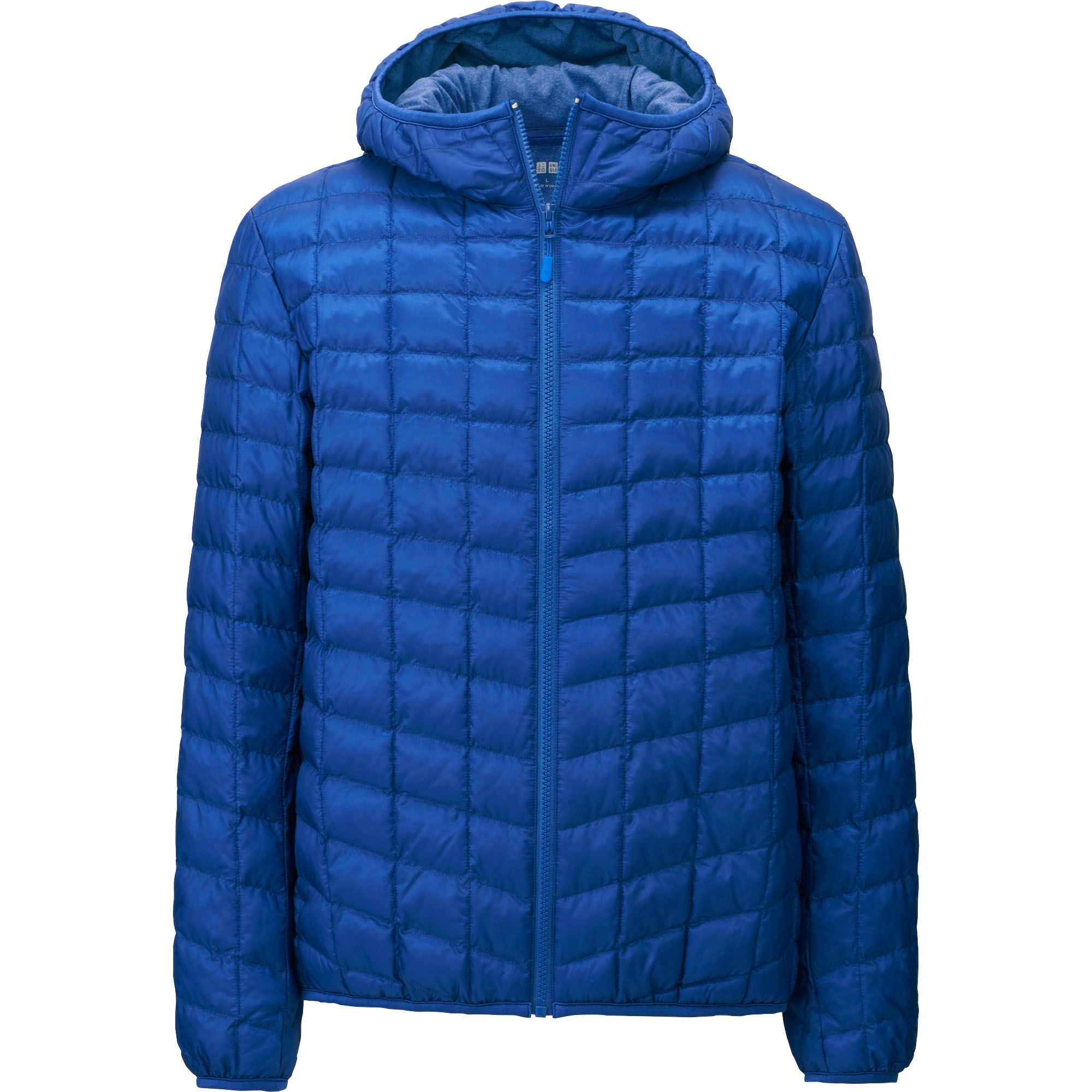 Uniqlo Men Light Warm Padded Hooded Jacket in Blue for Men Lyst