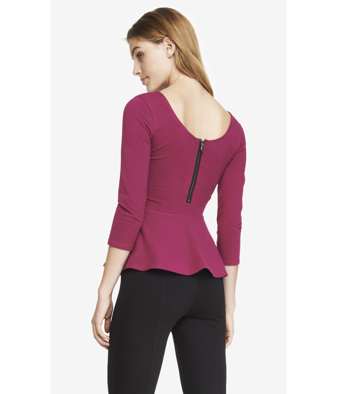 express peplum top