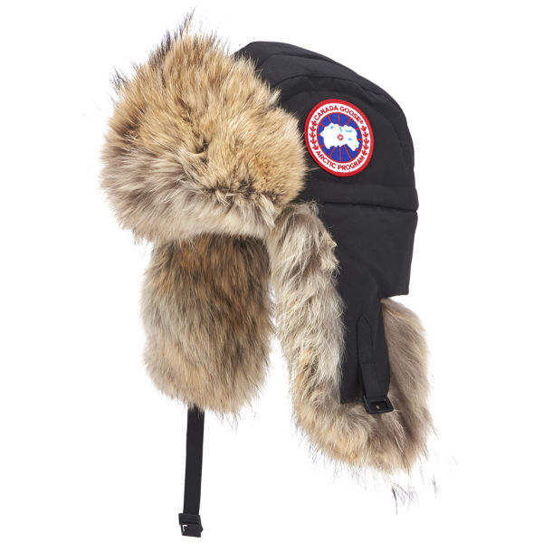 canada goose coyote fur hat