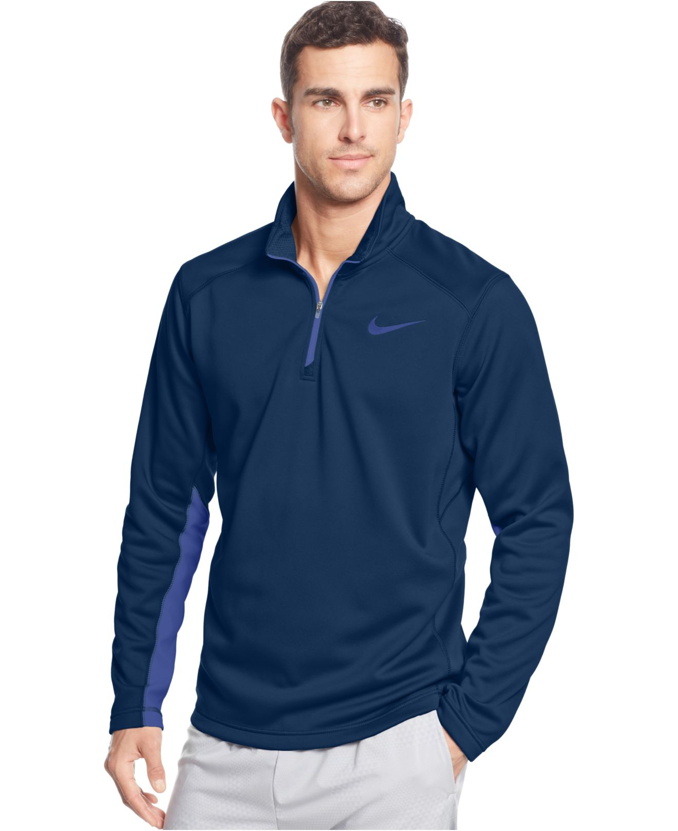 nike men's quarter zip