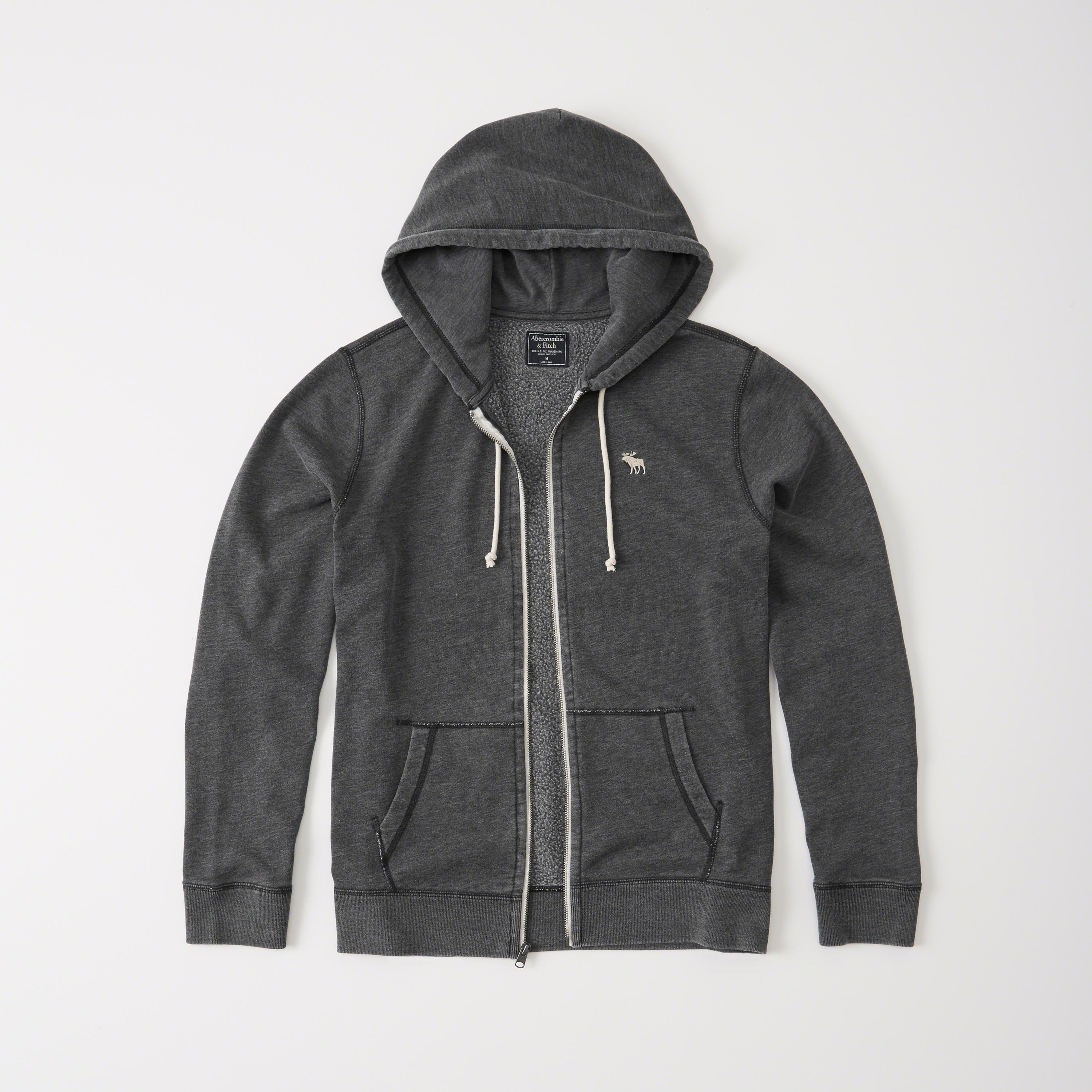 abercrombie zip up hoodie