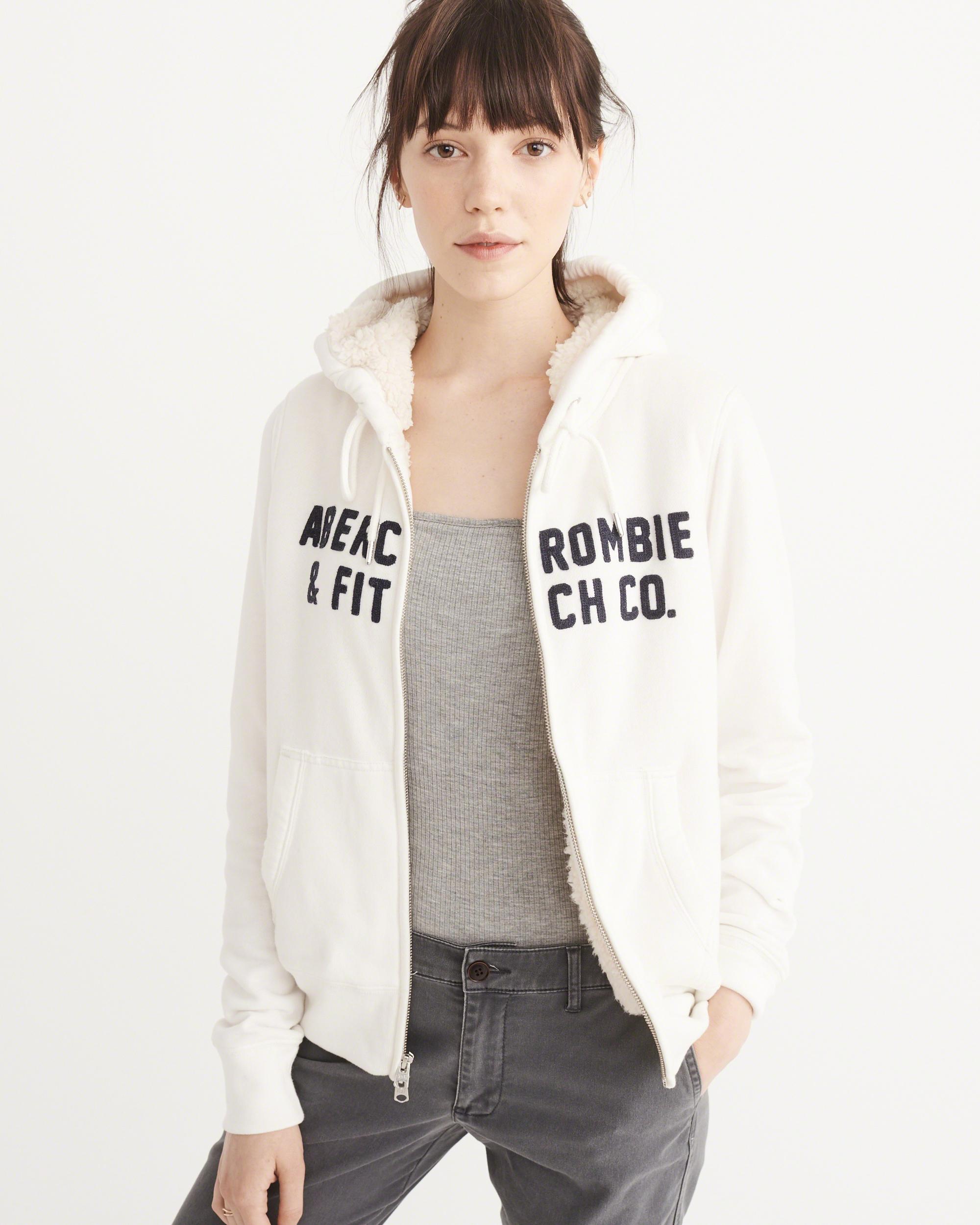 hoodie with sherpa