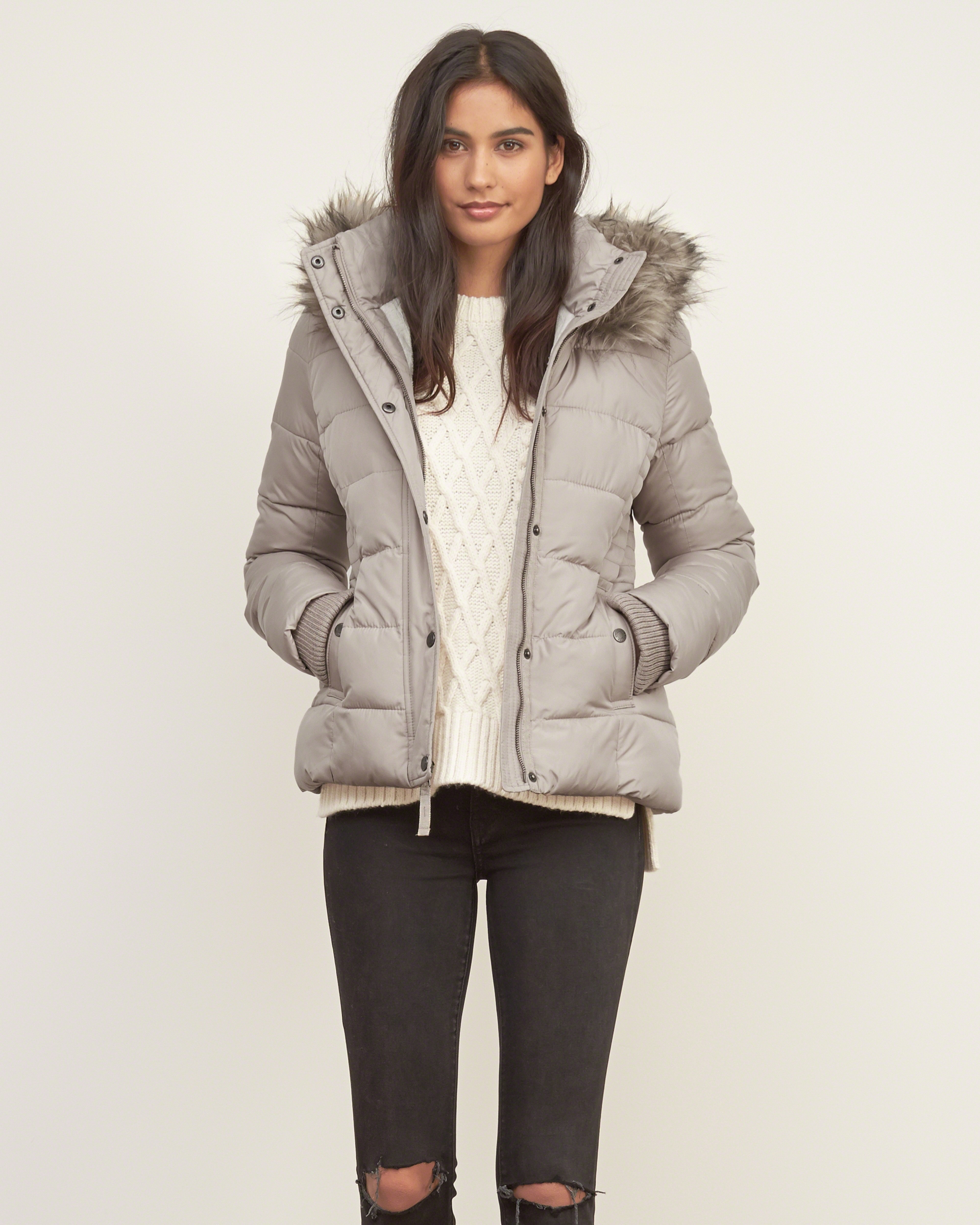 Lyst - Abercrombie & Fitch A&f Premium Puffer Jacket