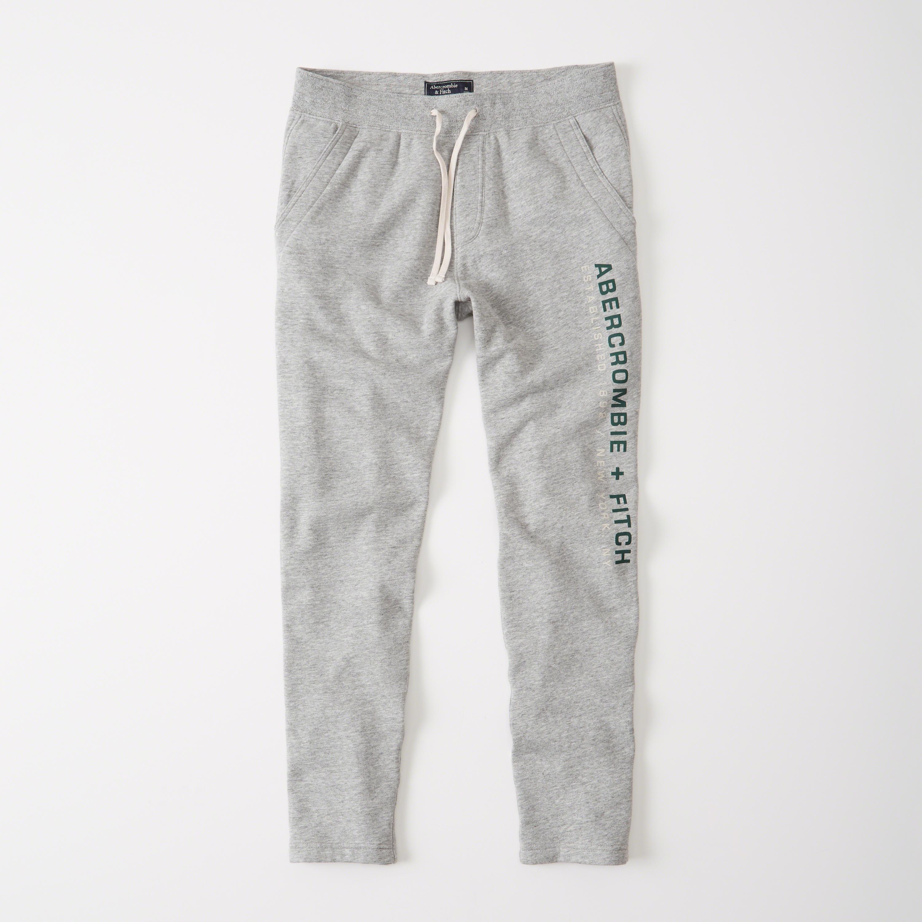 abercrombie grey sweatpants