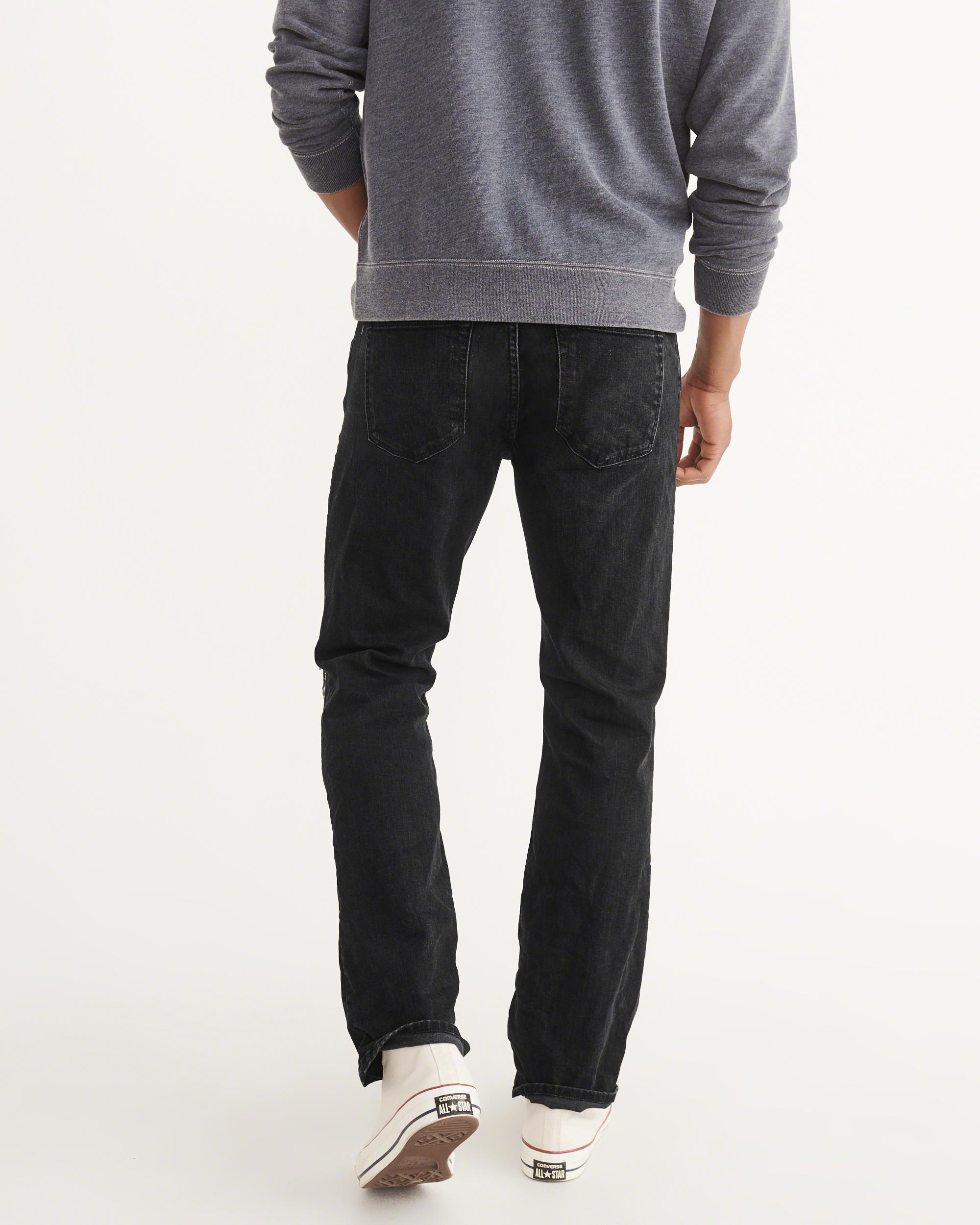 Lyst Abercrombie & Fitch Boot Cut Jeans in Black for Men