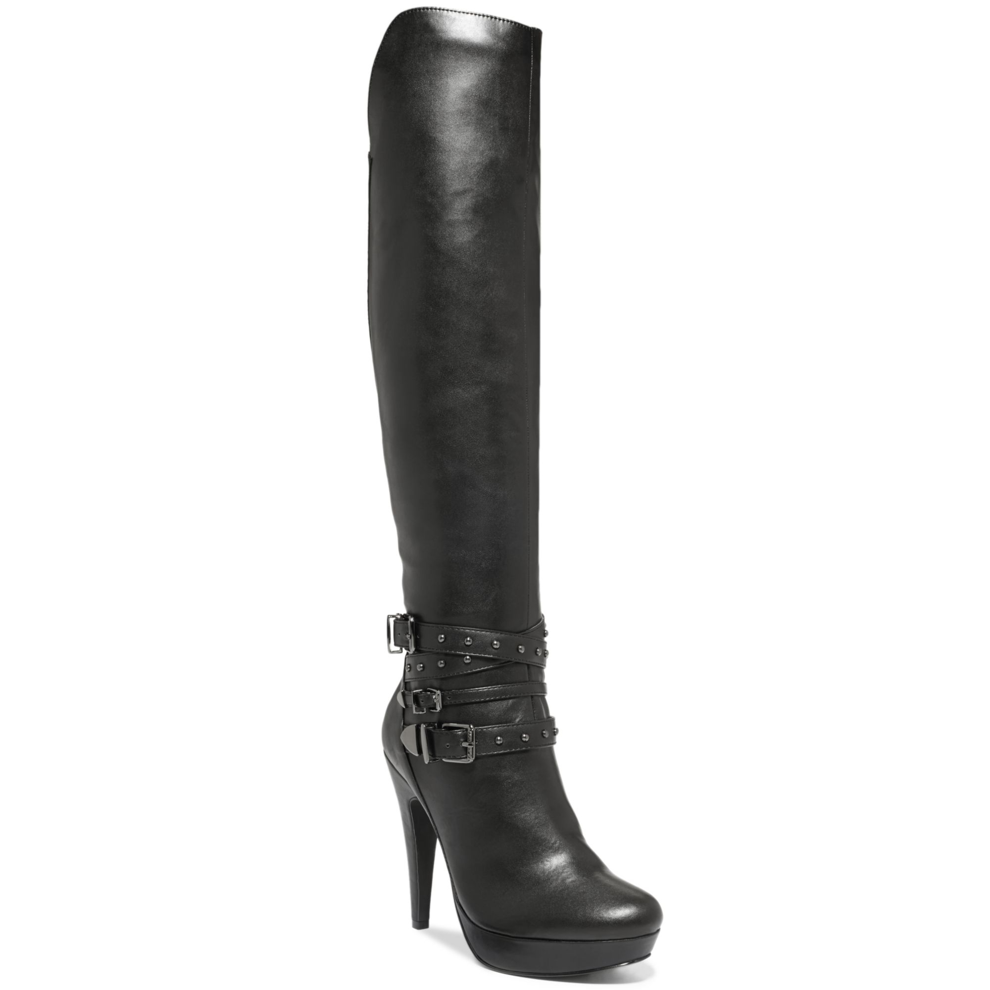 g by guess boots black