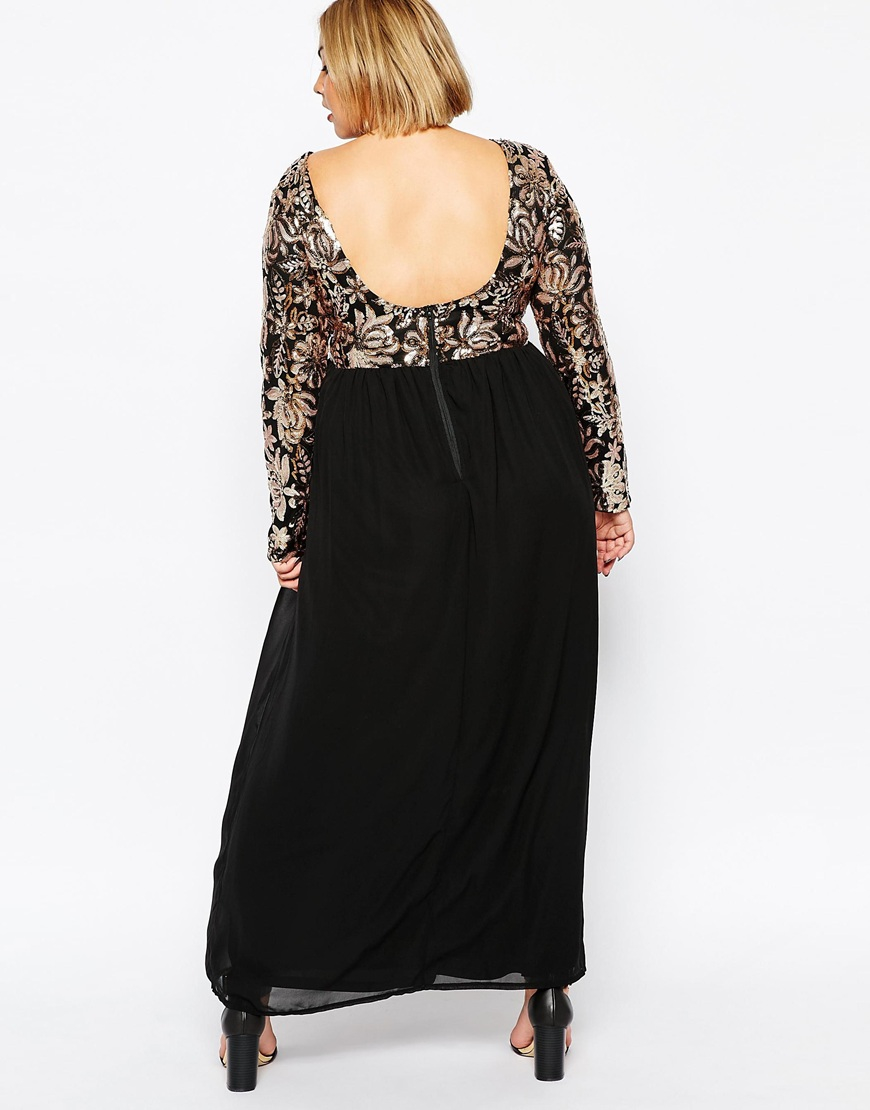 sequin maxi dress plus size