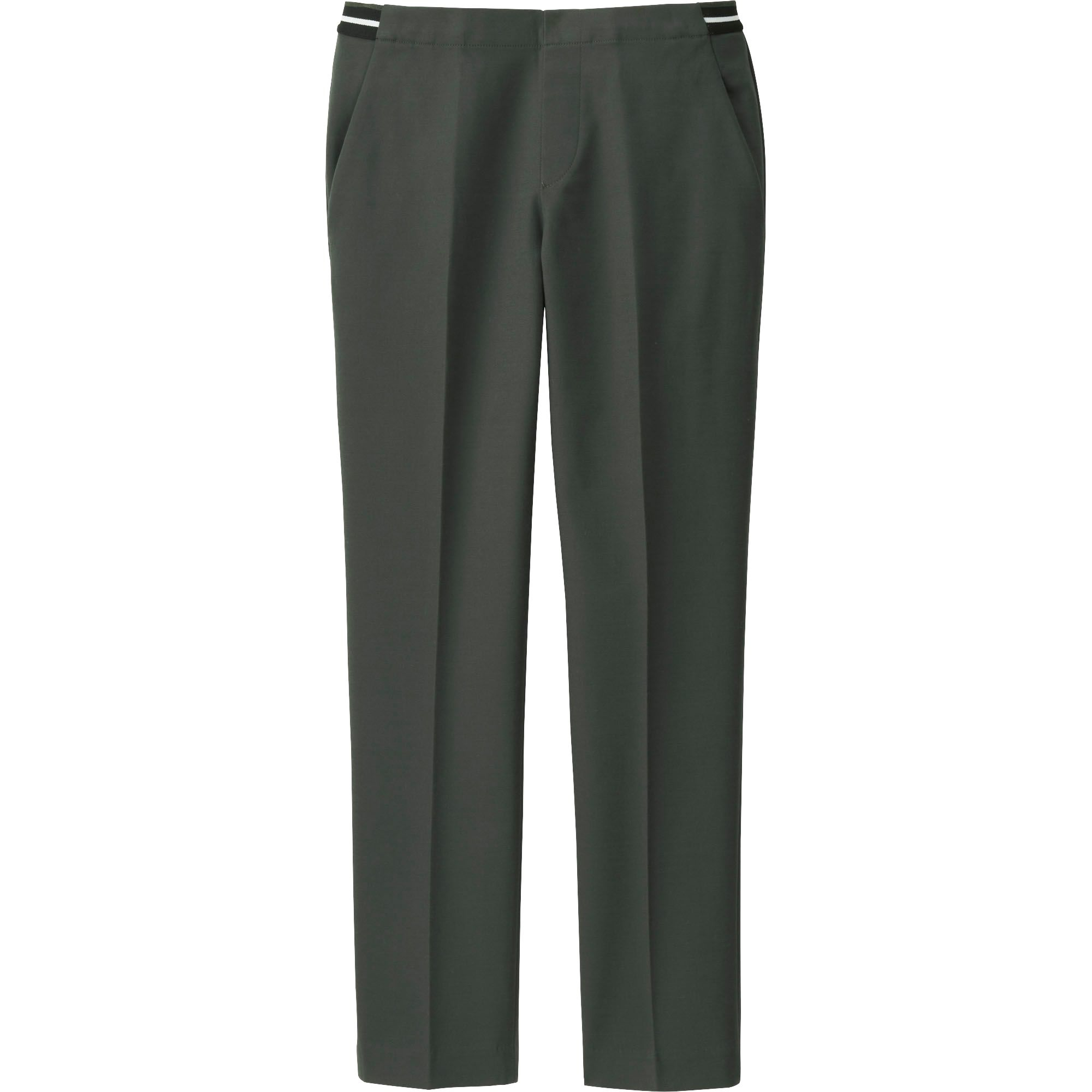Uniqlo Women Cotton Blended Ankle Length Pants in Black (DARK GREEN) | Lyst