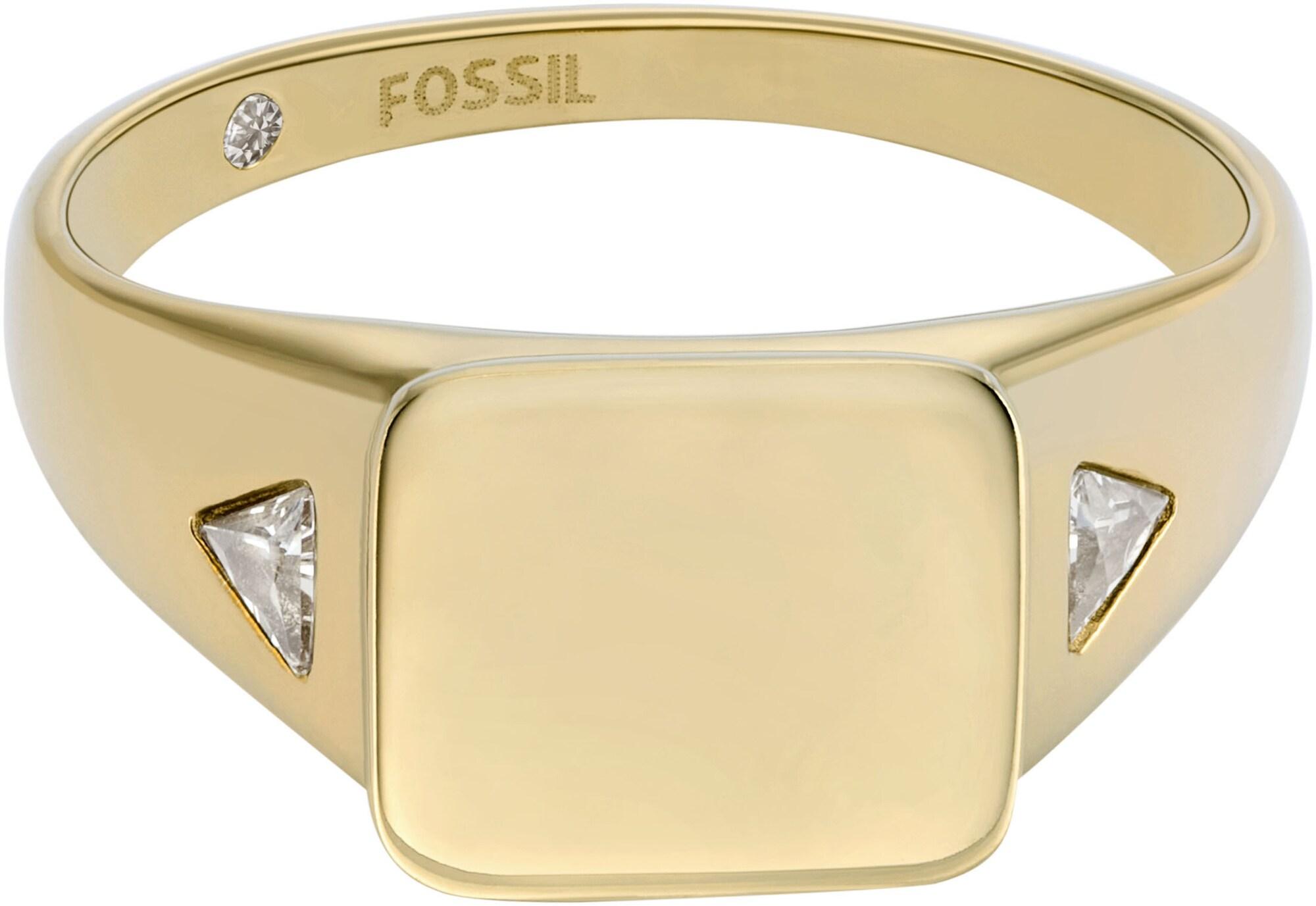 Fossil Ring Mit Uhr Gold Edelstahl ES5246 Watch Ring