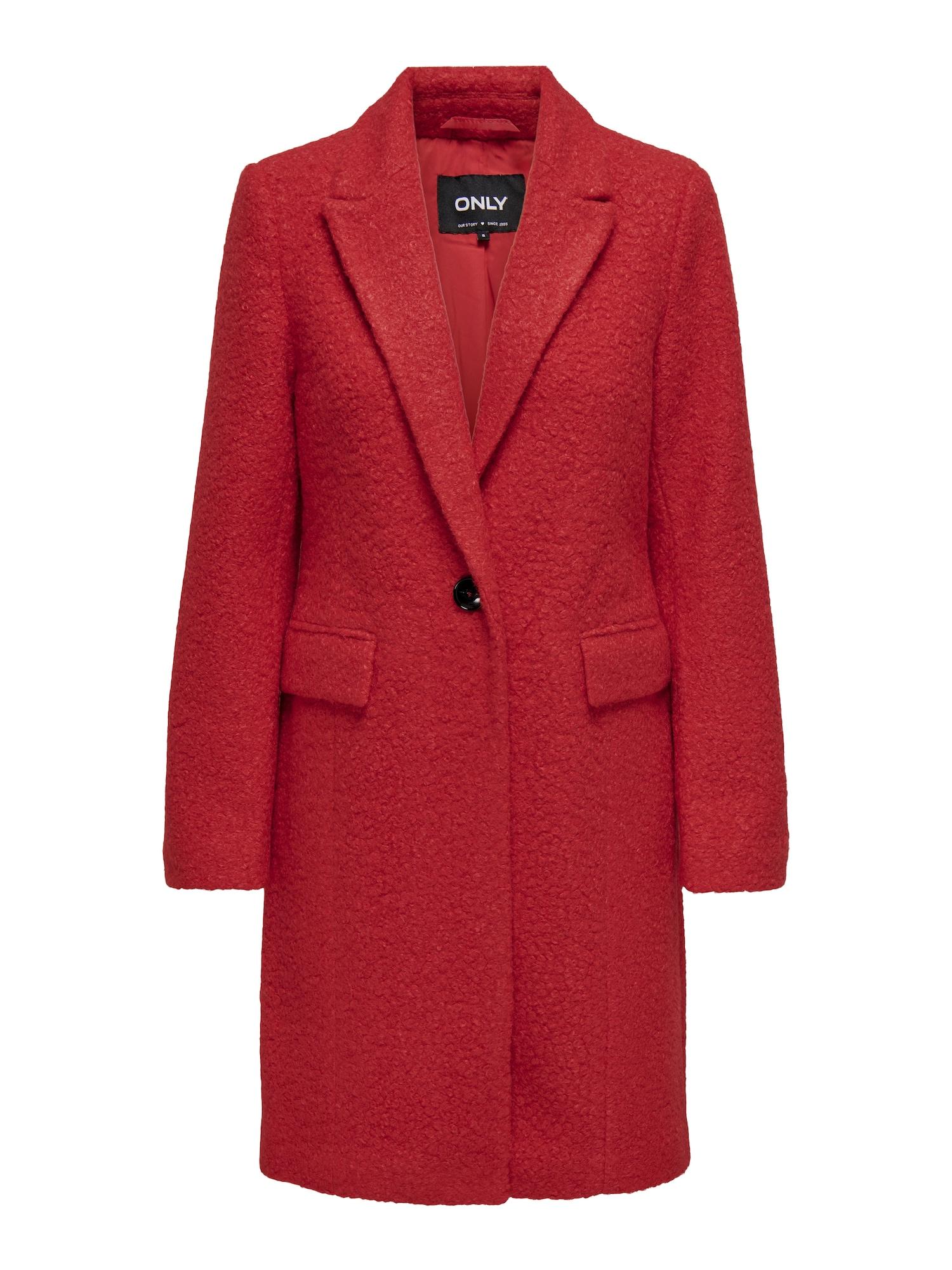 Tom Tailor Kurzmantel Dunkelrot Outerwear Tom Tailor Boucle Mantel