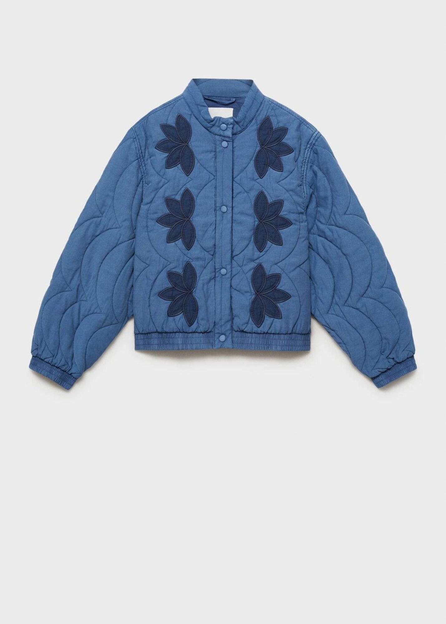 Mango Jacke 'Puzzle' in Blau Lyst AT