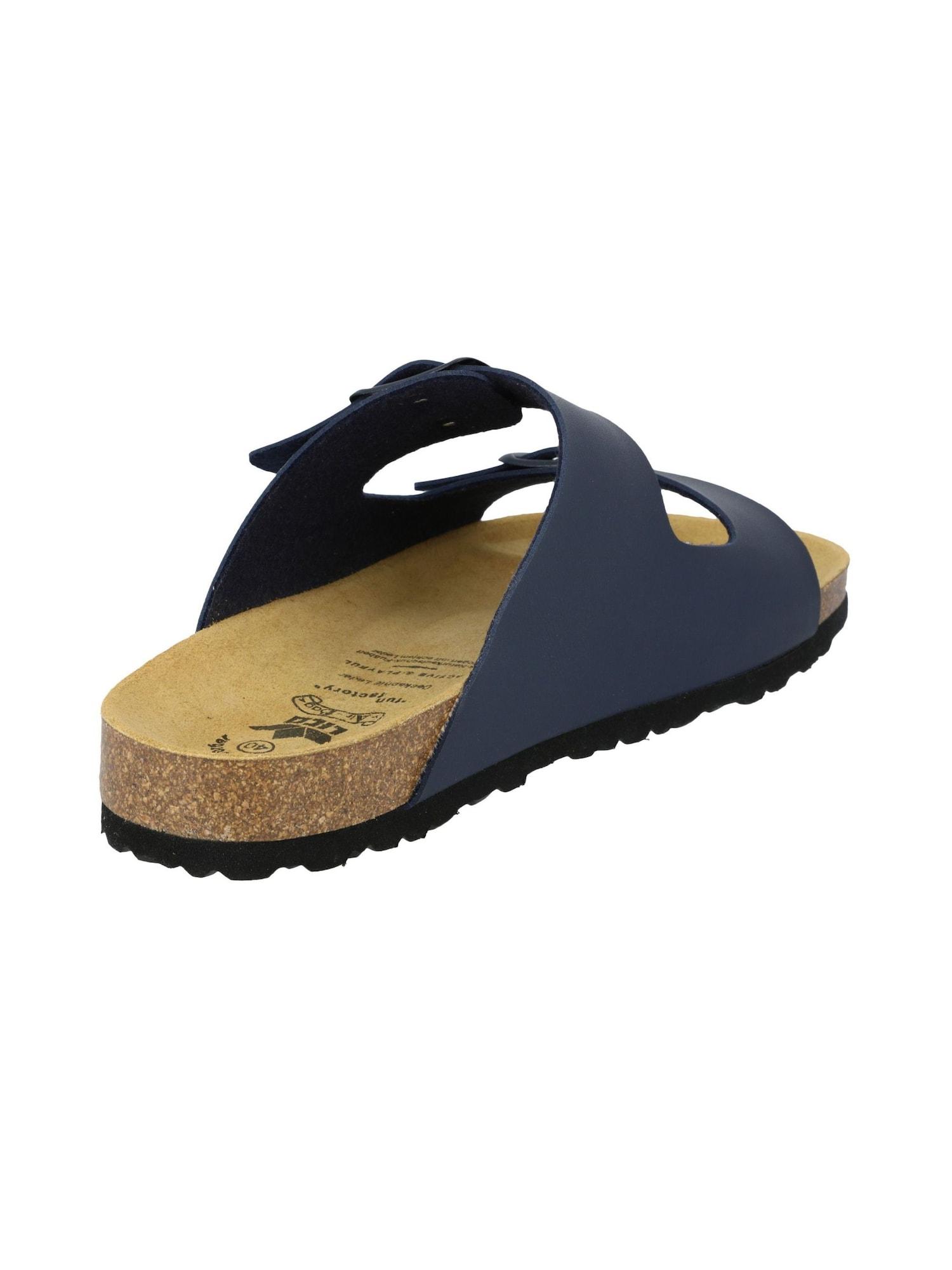 Lico Herren Alvaro Pantoletten - Bequeme Ledersandalen Mit Verstellbaren Schnallen