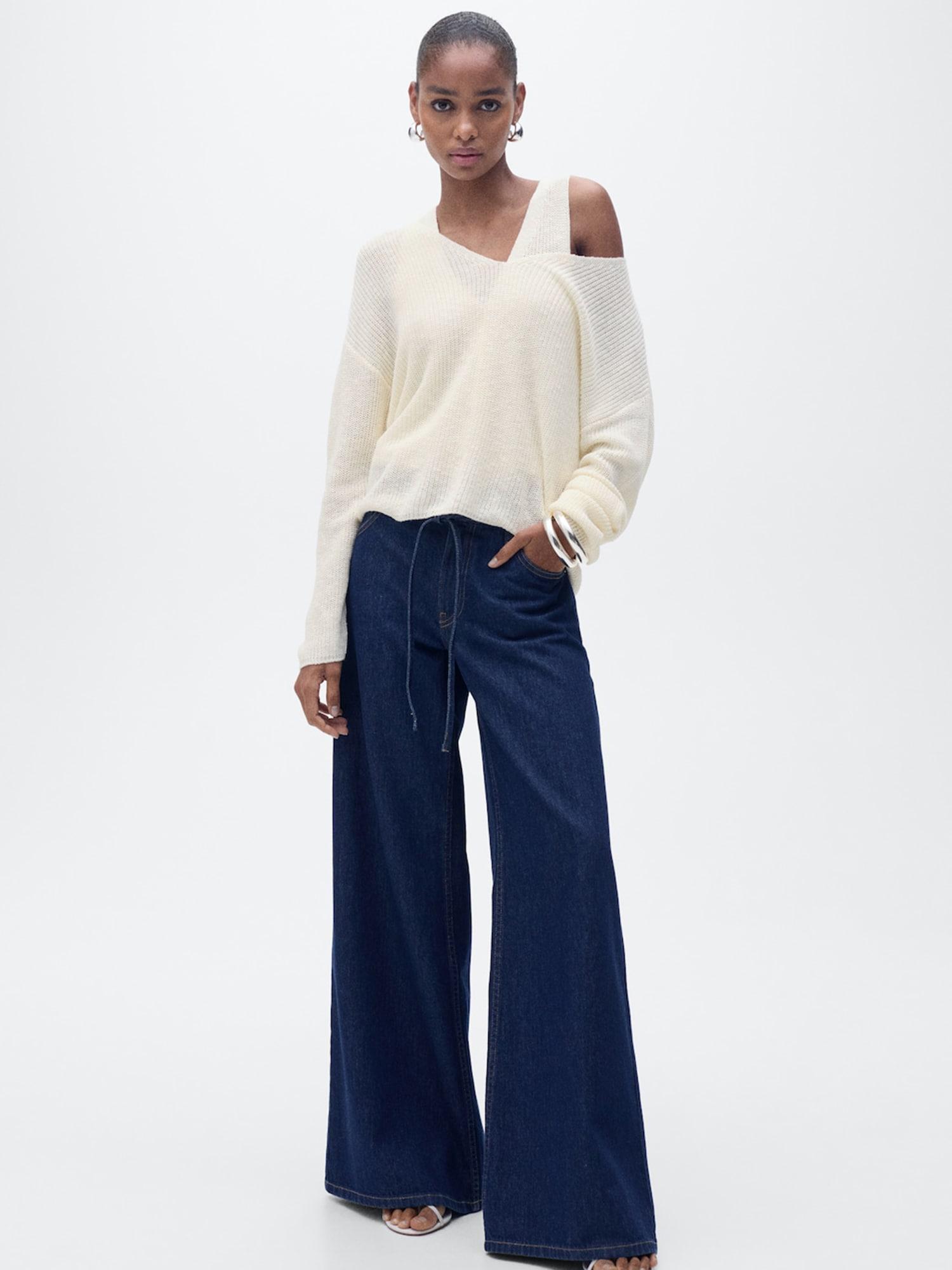 Mango Outlet Pullover Damen Mit Polokragen Pullover Damen