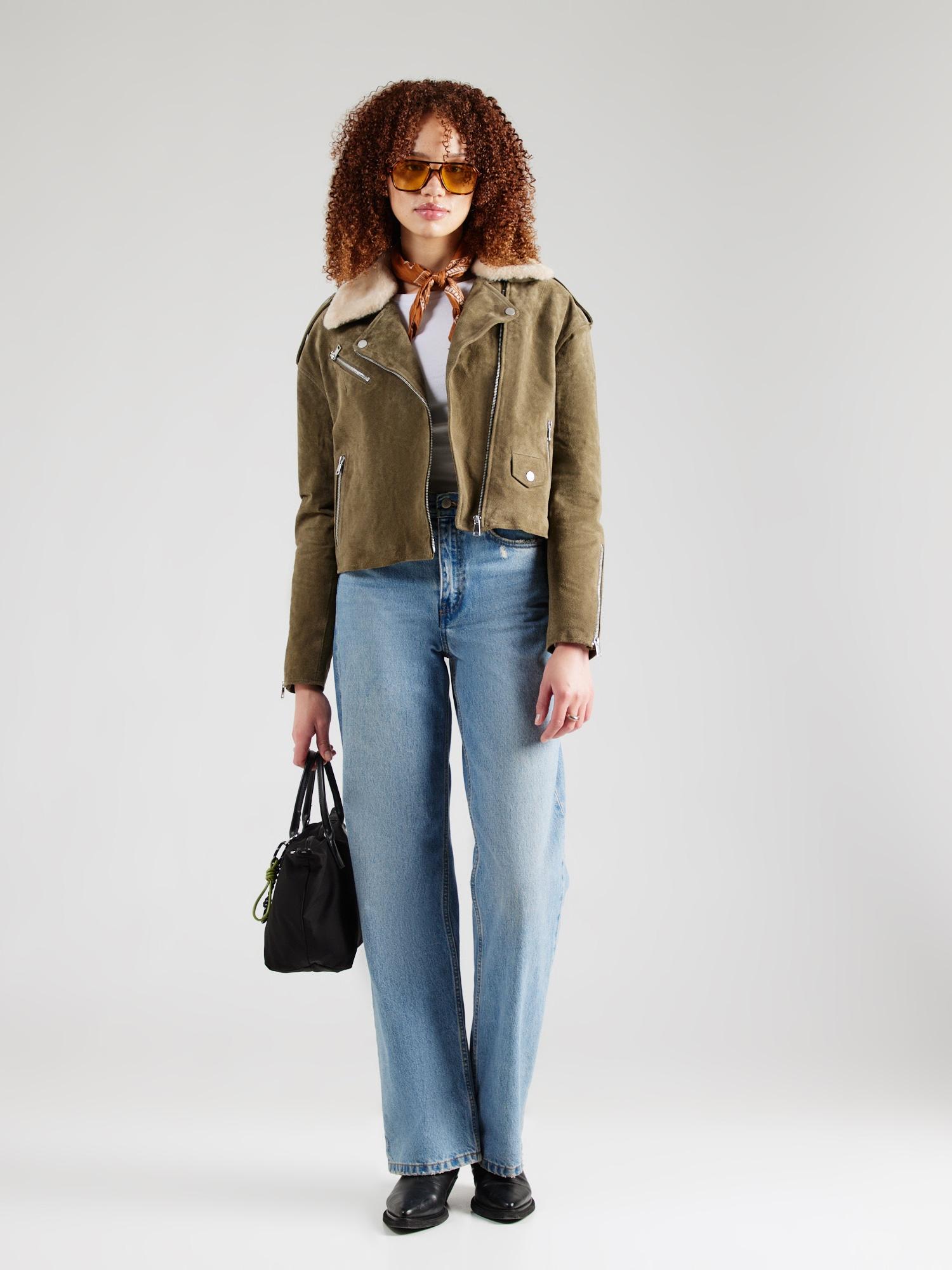 Freaky Nation Wildlederjacke Mint Maze Between-Season Jacket In