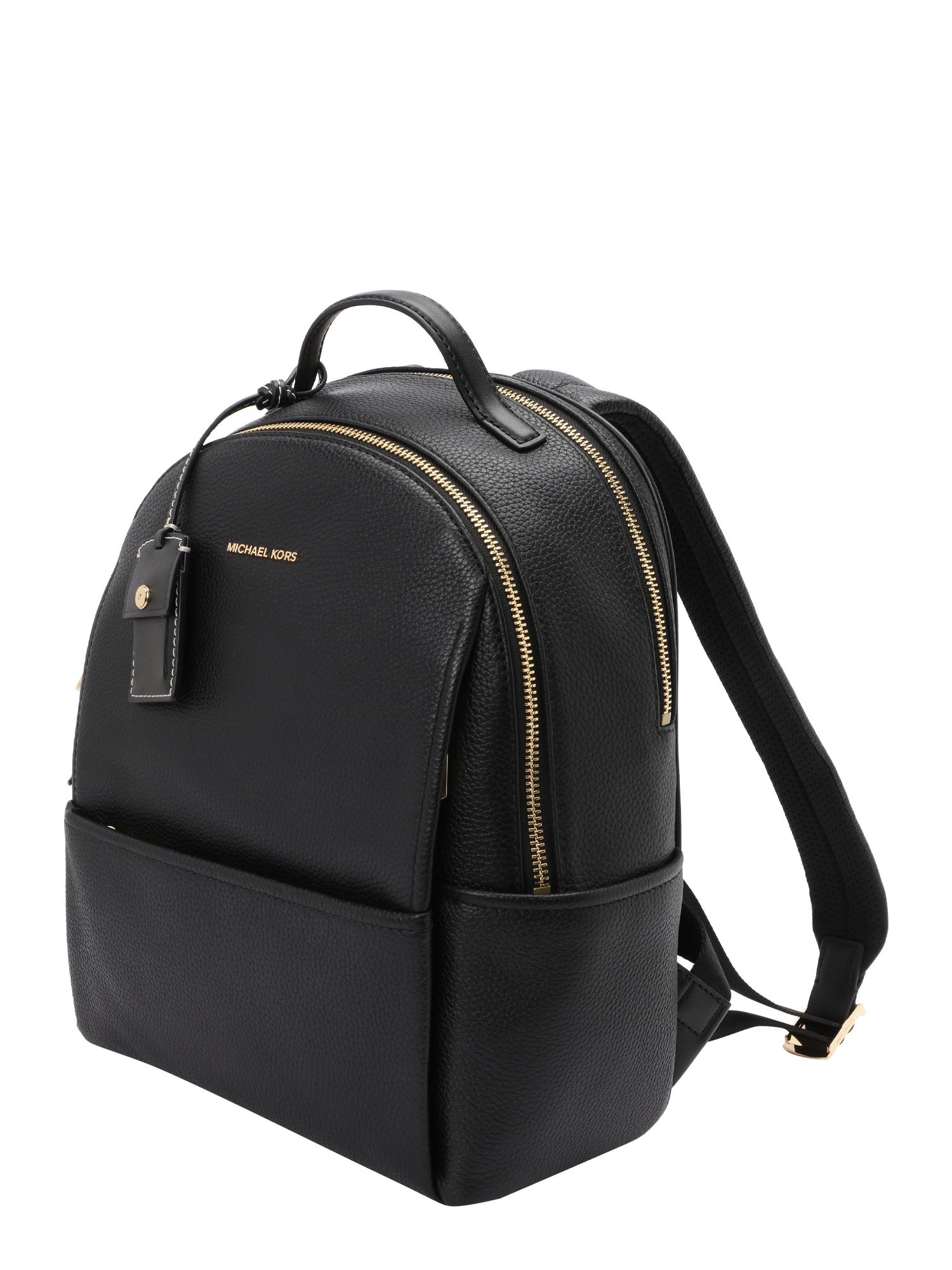 black mini michael kors backpack Michael Kors, Rhea Python-Embossed Leather Backpack, Black, One Size Its smooth coated textile and gold studs give it a modern and refined style Tribeca Small Quilted Leather Backpack