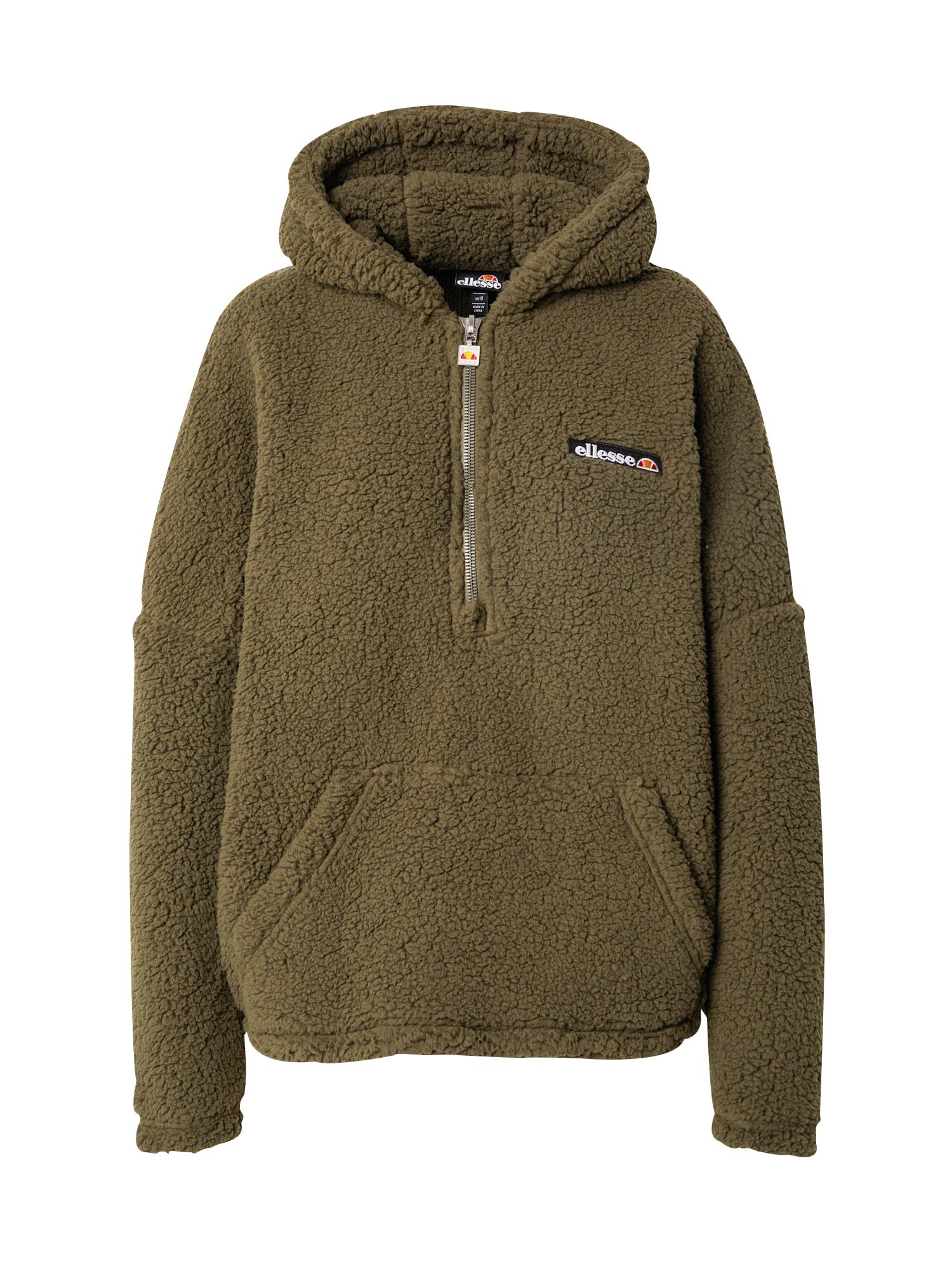 Damen Kapuzenpulli Ellesse Pullover Damen Khaki Ellesse Hoodie