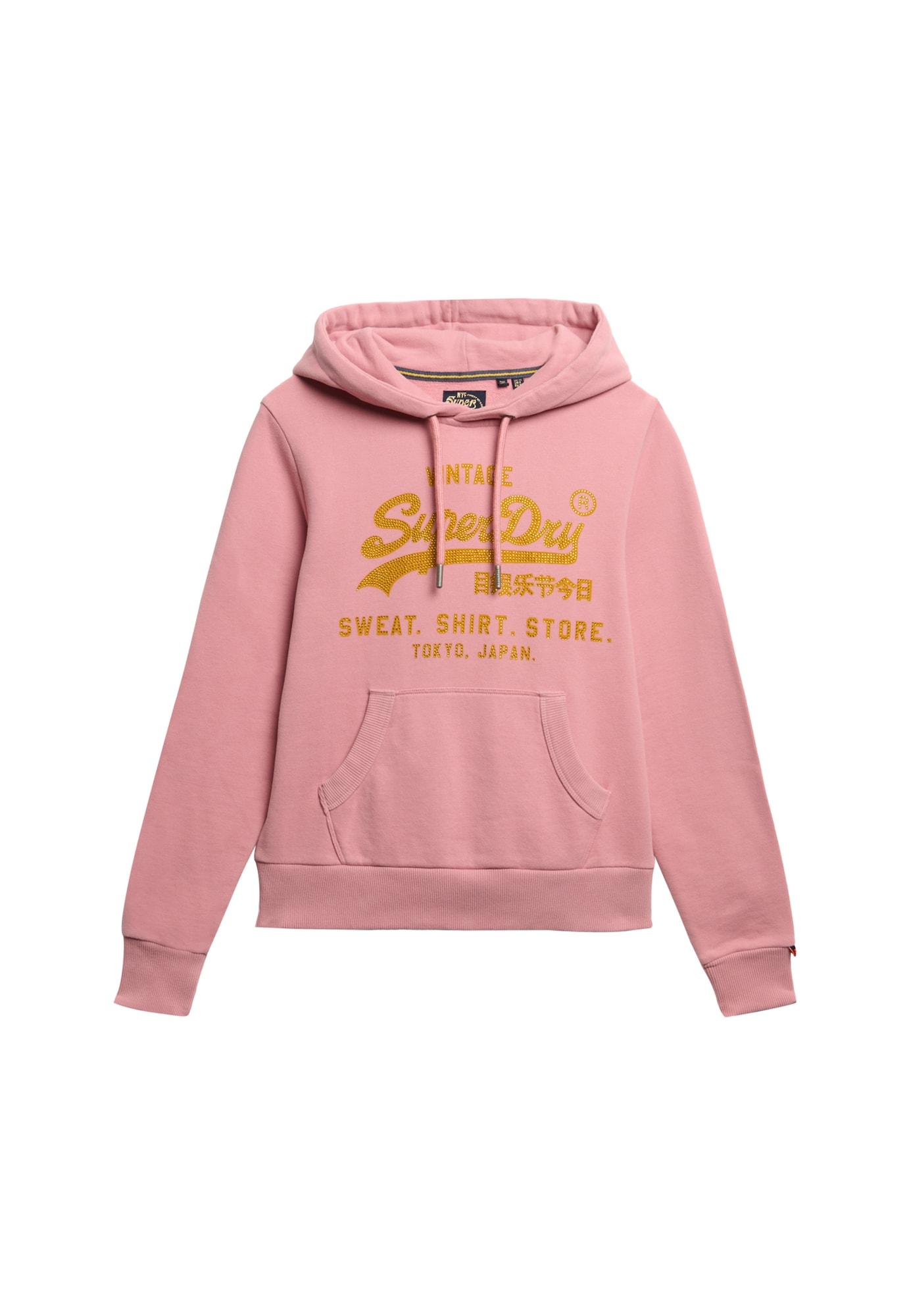 Superdry Sweatjacke Damen Long Zipper Superdry Sweatjacke Glitzer