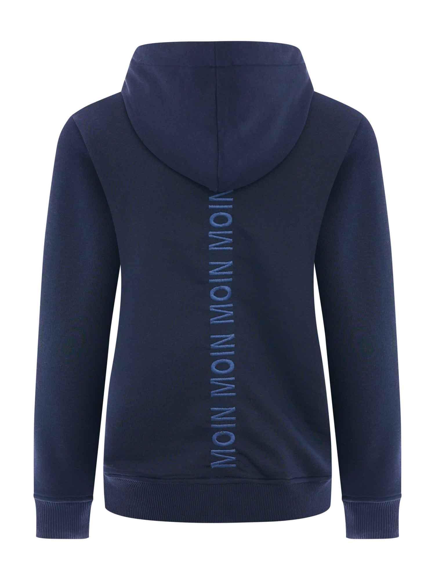 Zwillingsherz Sweatshirt 'moin' in Blau Lyst DE - Main Image