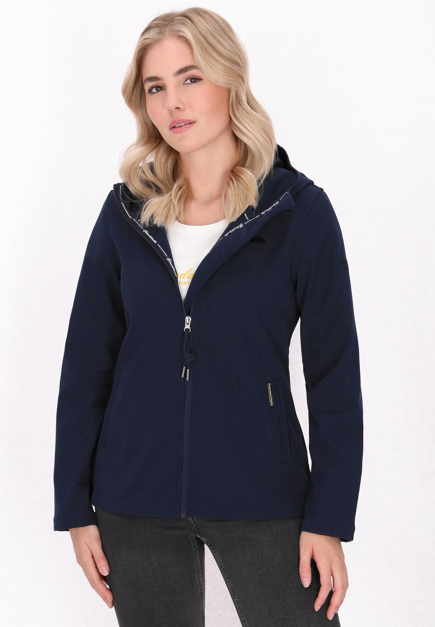 Schmuddelwedda Softshelljacke Schmuddelwetter Jacke Damen Blau