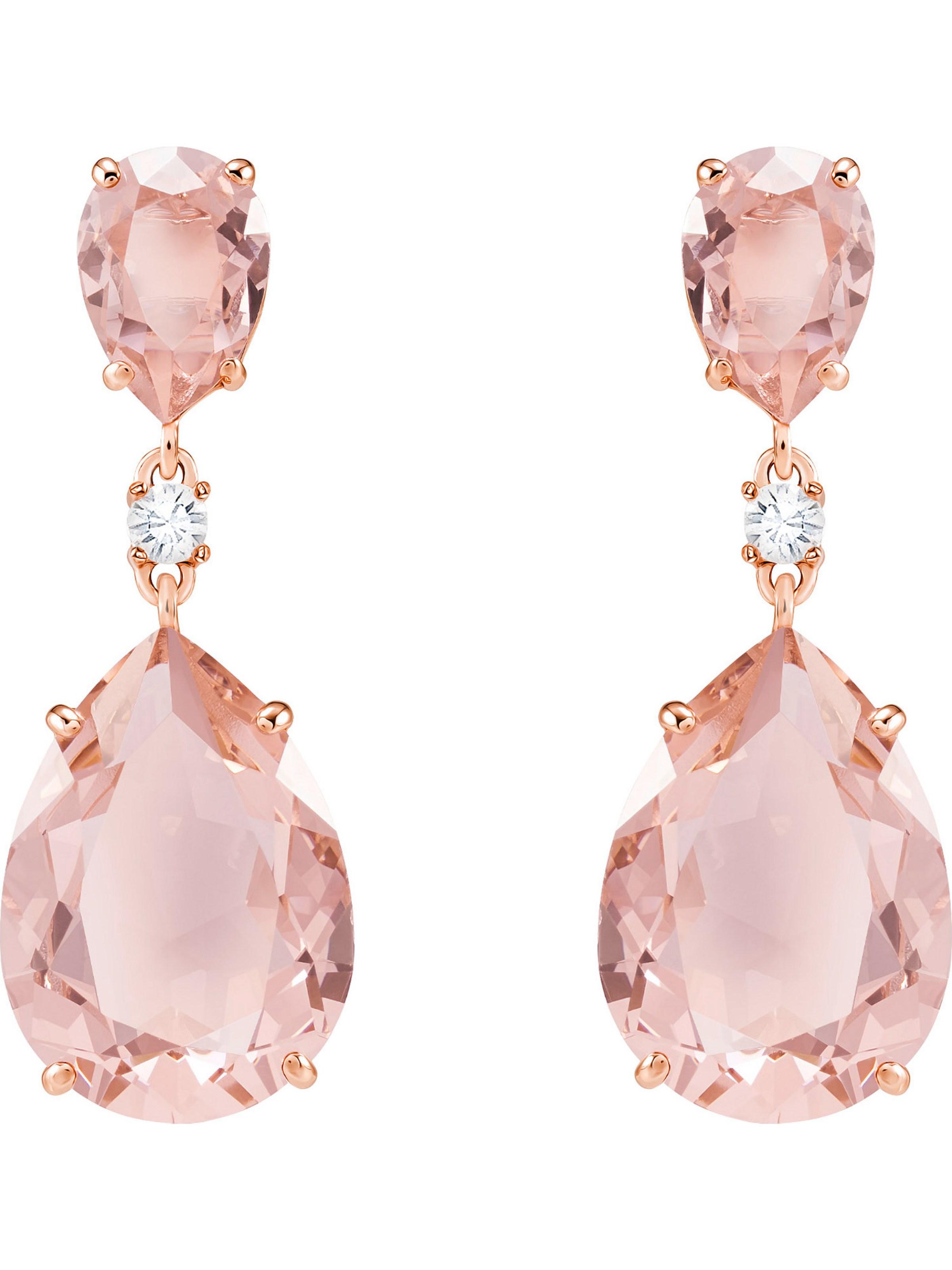 Swarovski Paar Ohrstecker »Vintage Drop, rosa, rosé Vergoldung, 5424361«  mit ® Kristallen in Pink | Lyst DE