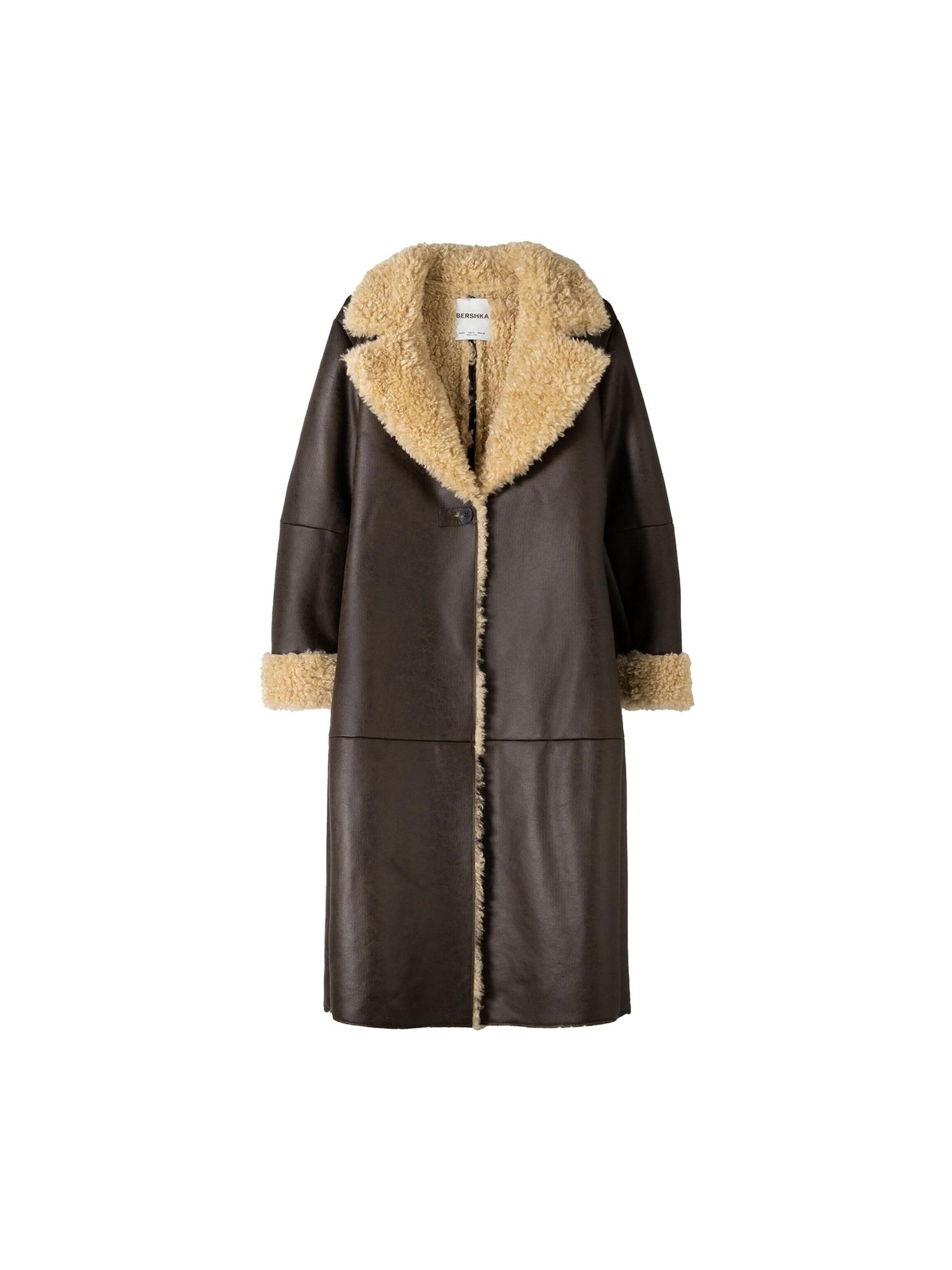 Dark Brown Bershka Jacke Zalando Bershka Mantel Rosa Bershka