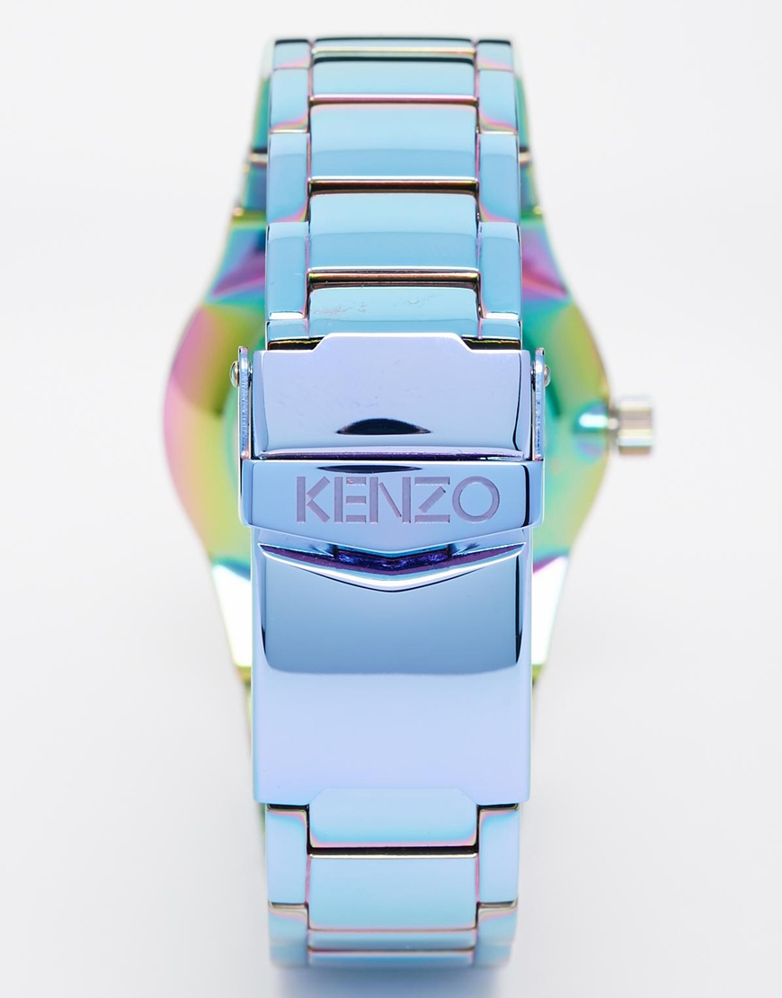 kenzo watch rainbow