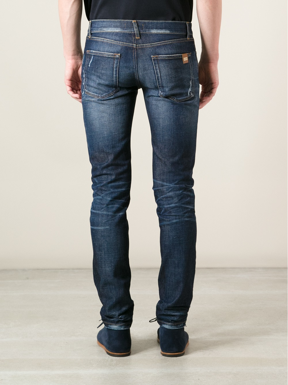 Lyst - Dolce & Gabbana Medium Washed Jeans in Blue for Men