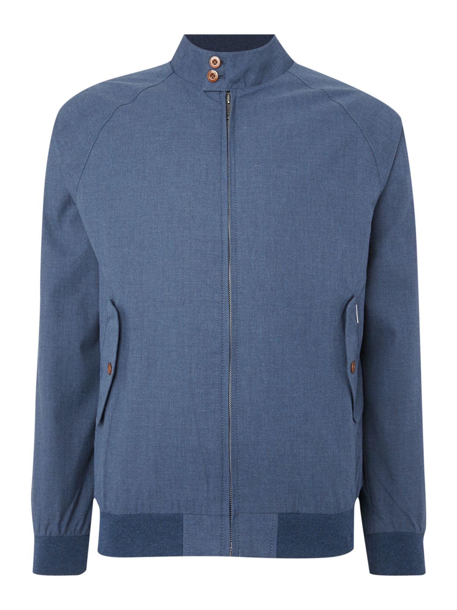 Download Ben sherman Sartorial Harrington Jacket in Blue for Men | Lyst