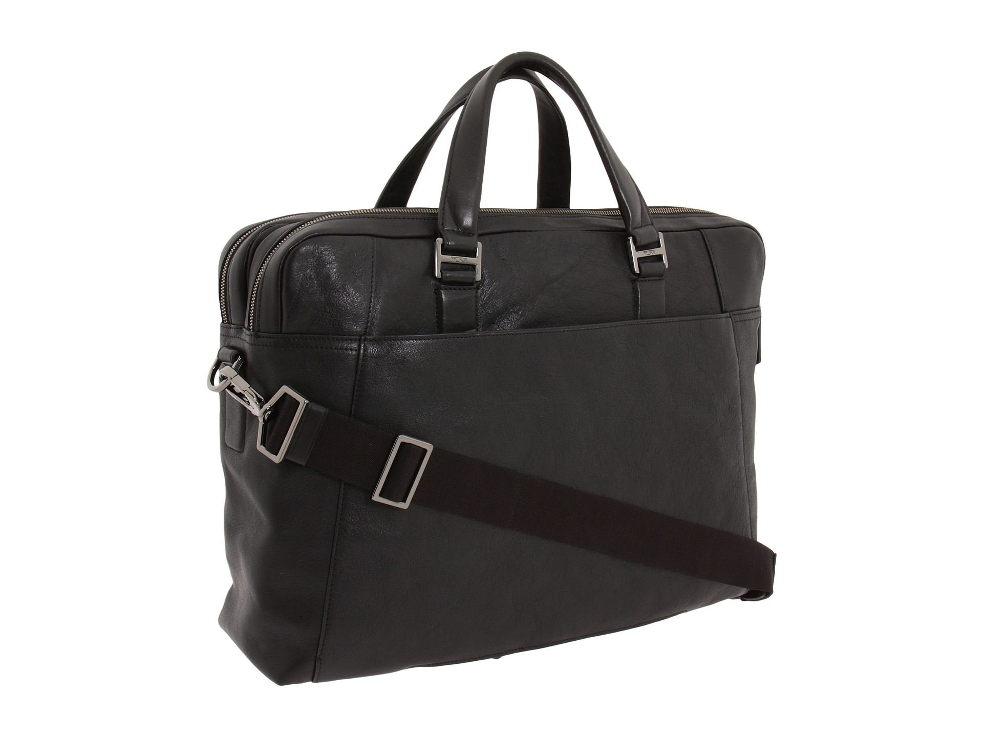 Tumi Beacon Hill Chestnut Large Laptop Leather Brief in Black - Lyst