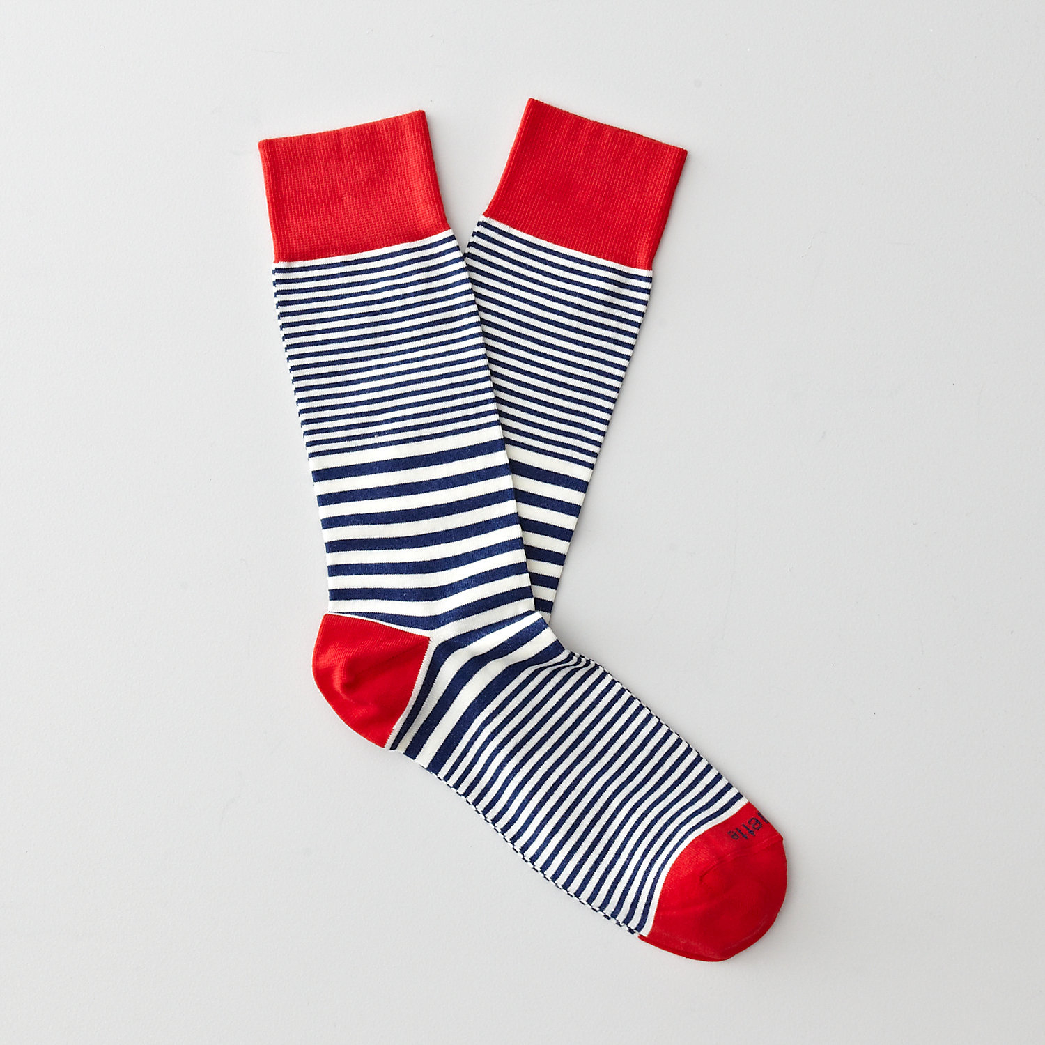 Etiquette Sailor Stripe Socks in Red (estate blue) Lyst