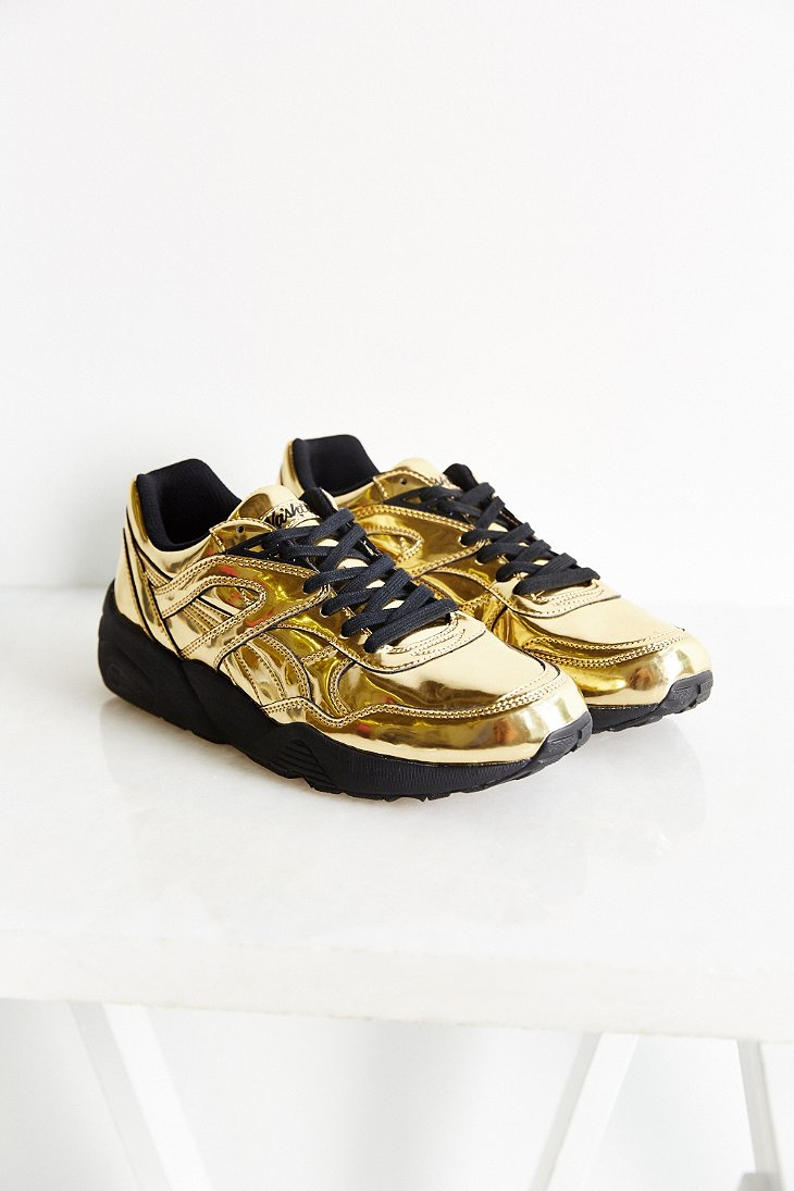 puma trinomic r698 kids gold