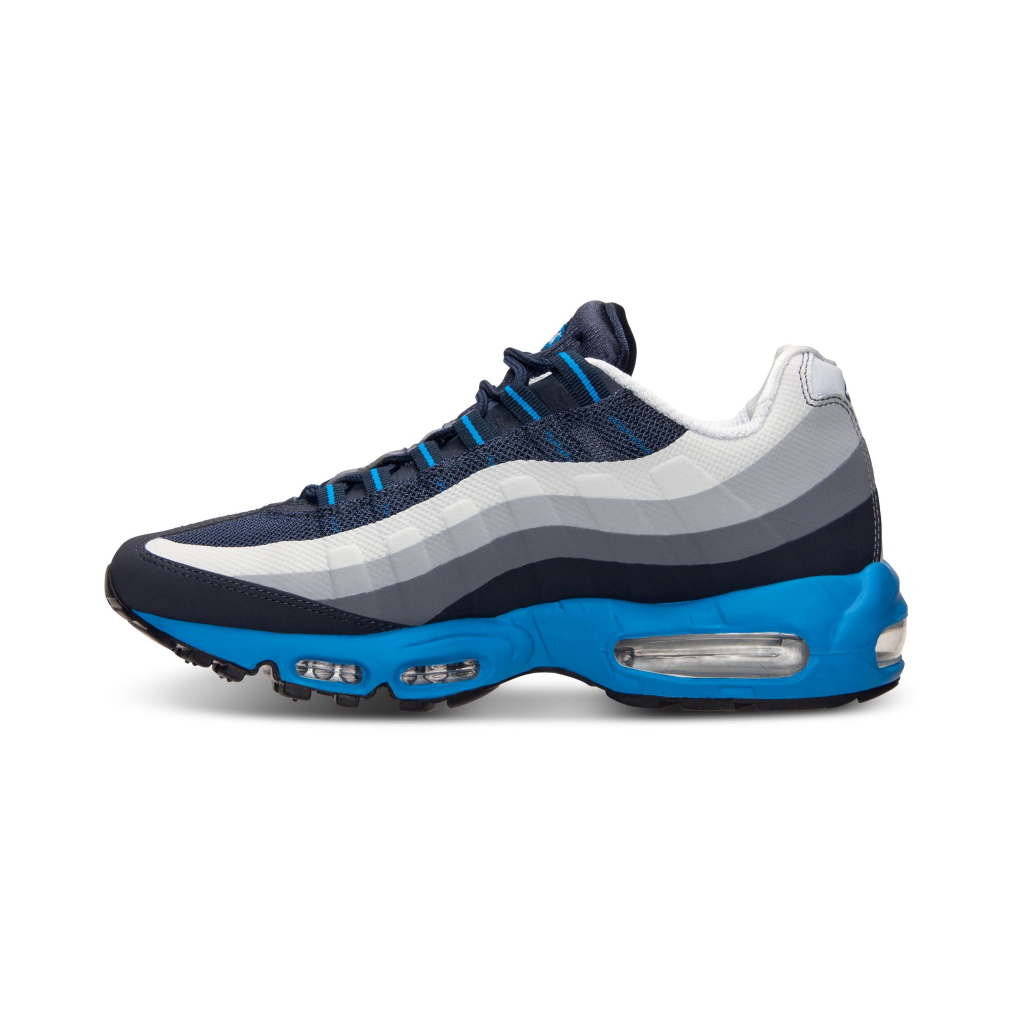 Nike Mens Air Max 95 Nosew Running Sneakers From Finish Line in Blue for Men - Lyst