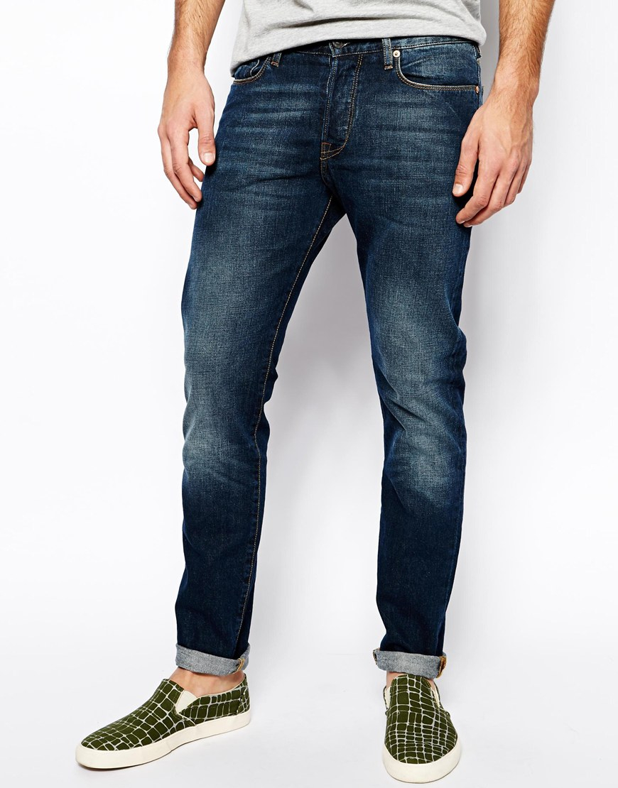 Paul Smith Tapered Jean in Mid Wash in 