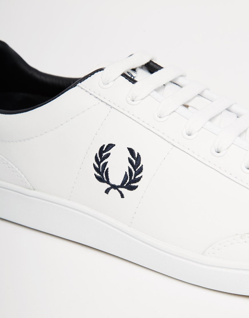 Fred Perry Hopman Leather Sneakers - White for Men - Lyst