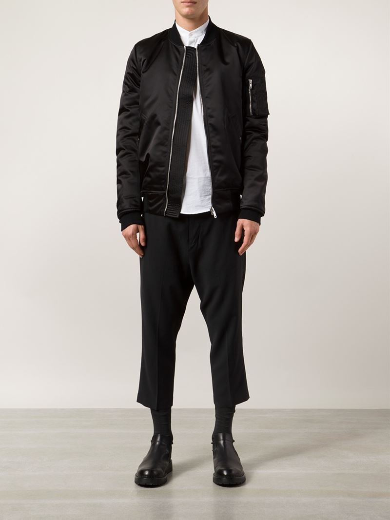 Moncler + Rick Owens Moncler + Rick Owens Down Filled Shearling Jacket | Hervia