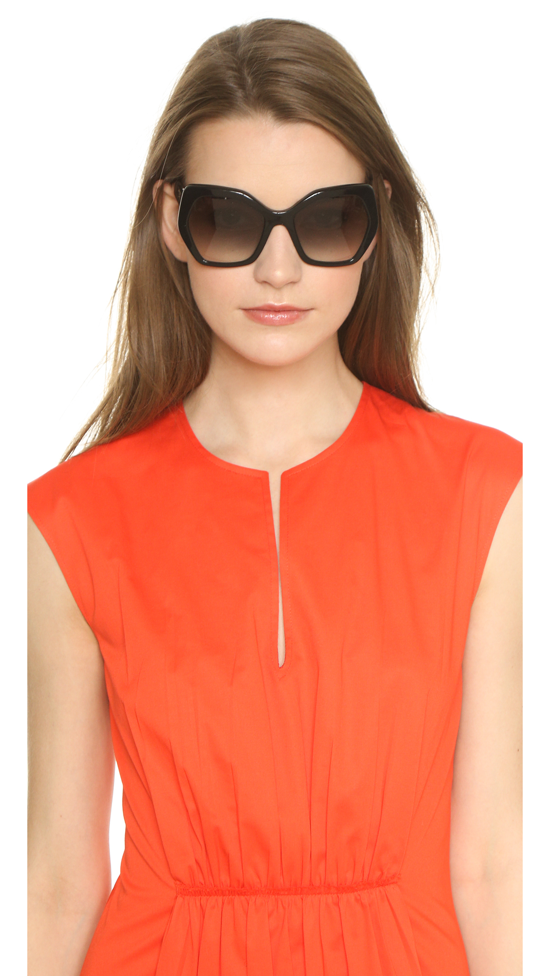 prada geometric sunglasses