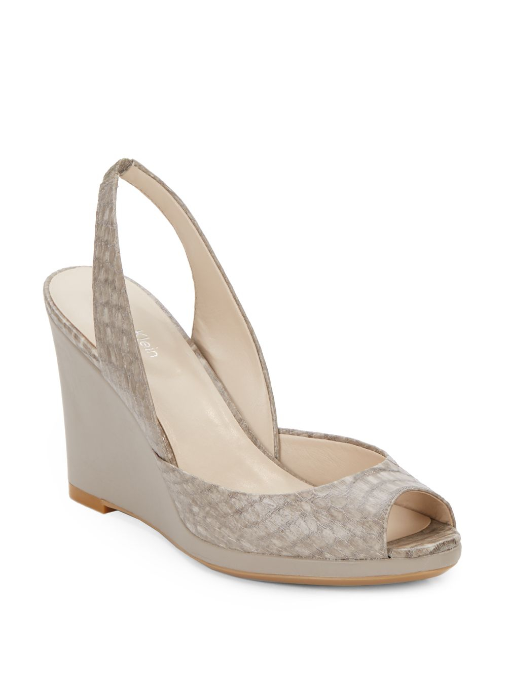 calvin klein slingback flats