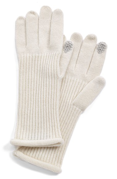 cashmere gloves tech