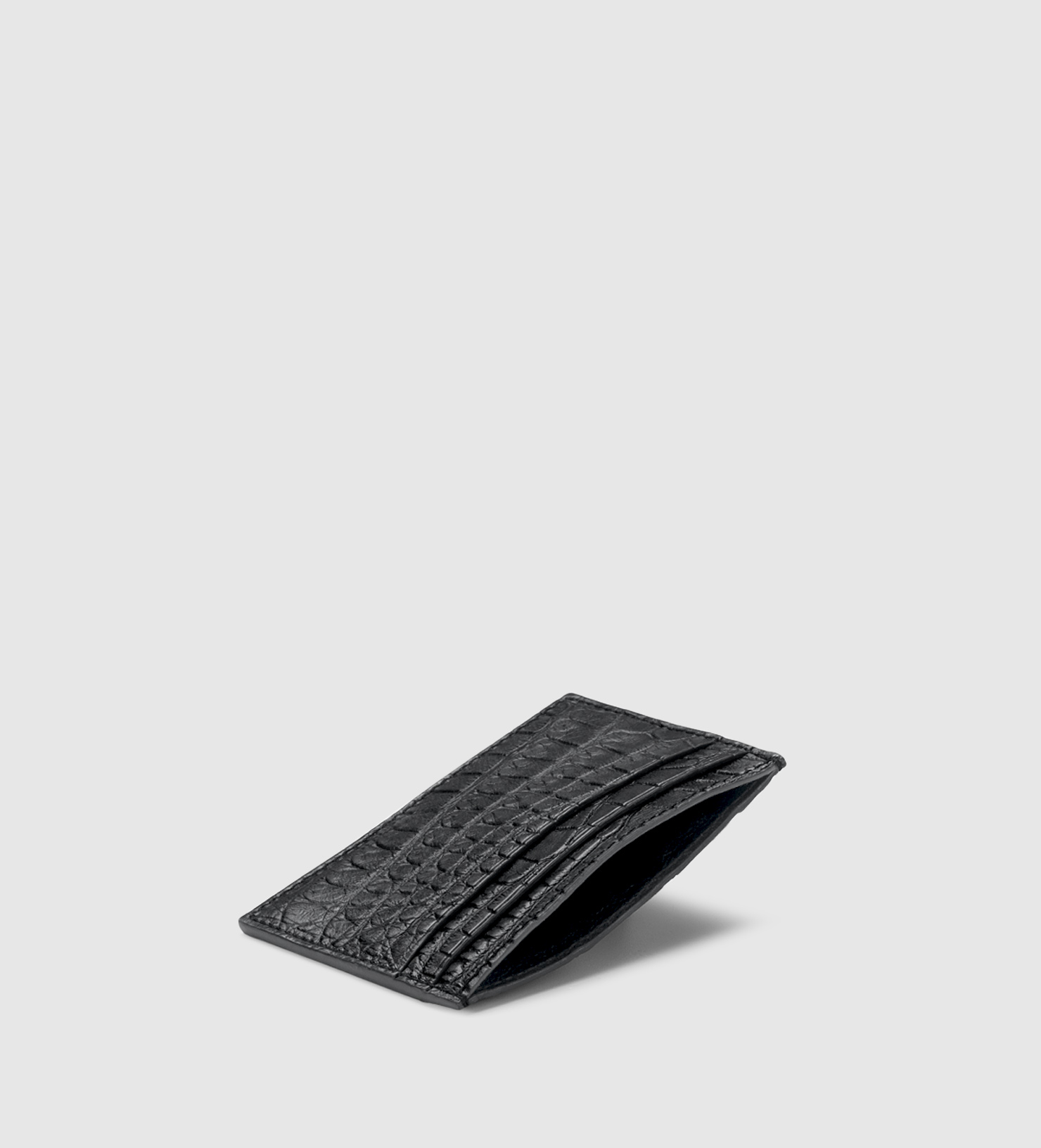 gucci crocodile card case
