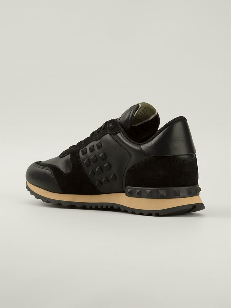 valentino rockstud trainers mens