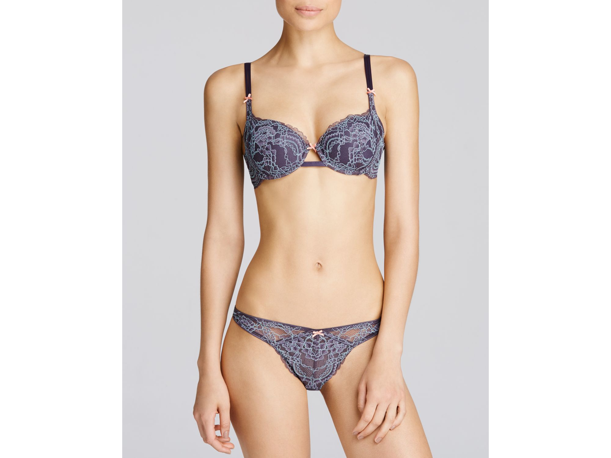 Heidi Klum Opal Dream Underwire Black Bra