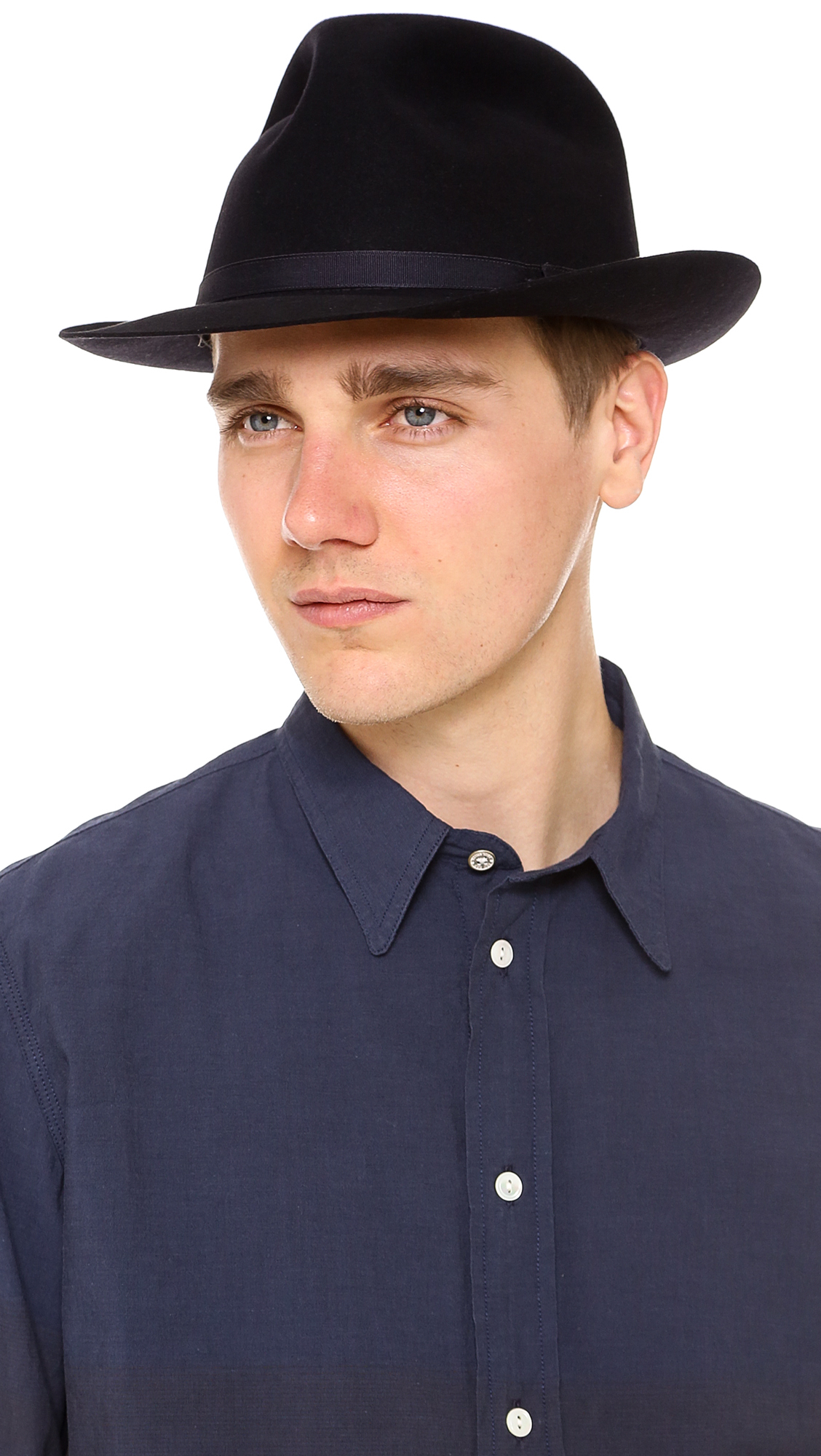 Lyst - Lock & Co. Voyager Felt Hat in Blue for Men