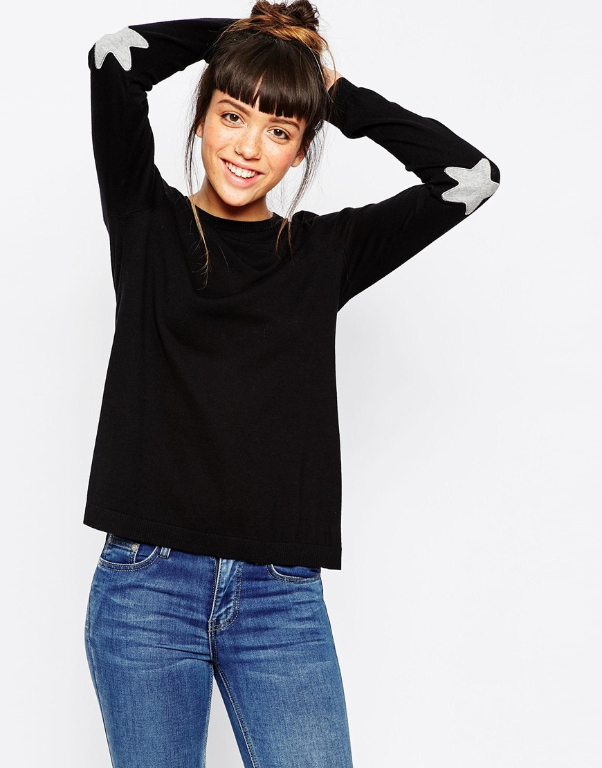 asos black jumpers