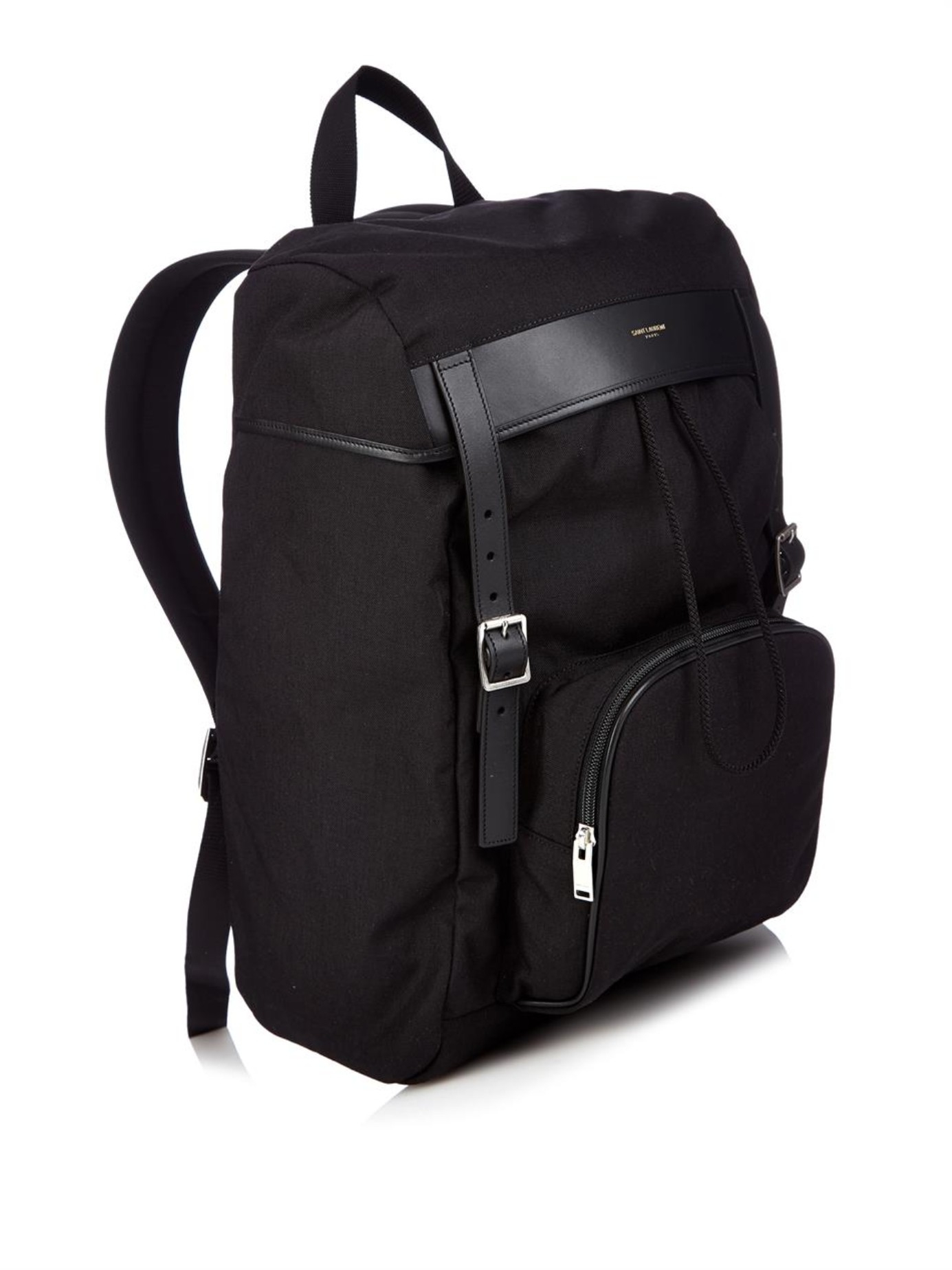 saint laurent black backpack