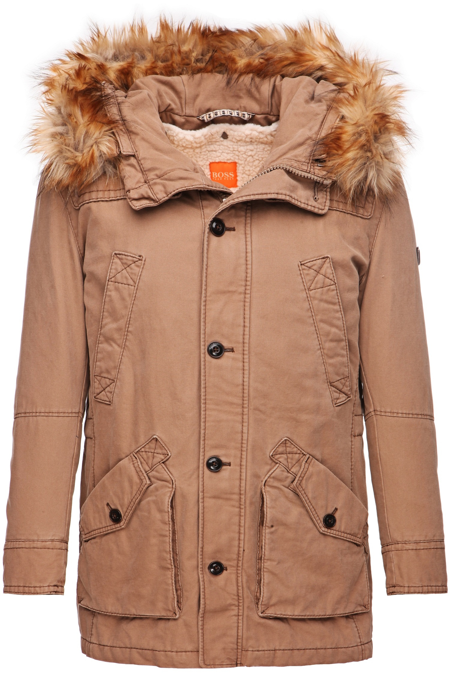 boss orange parka